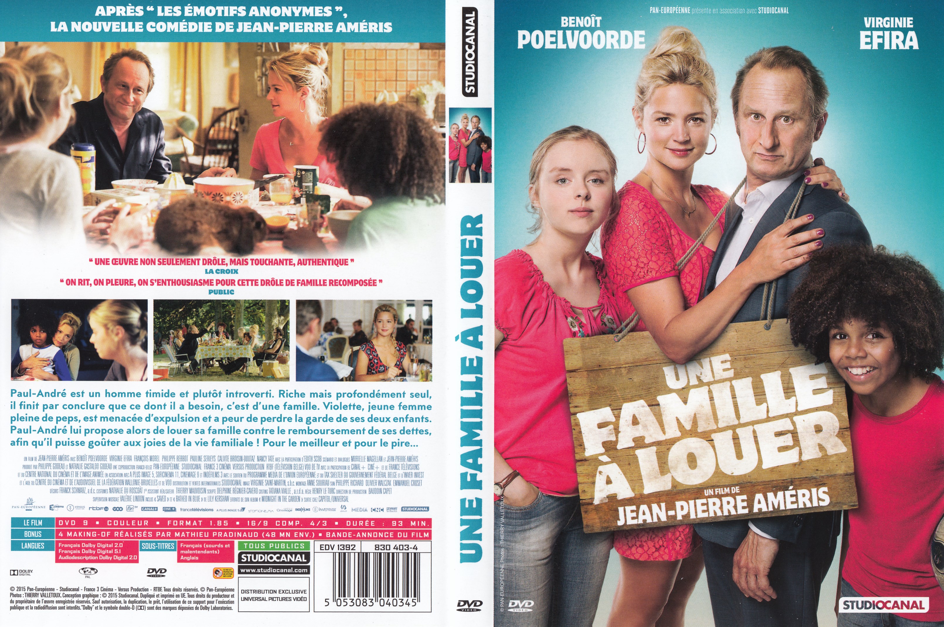 Jaquette DVD Une Famille  louer
