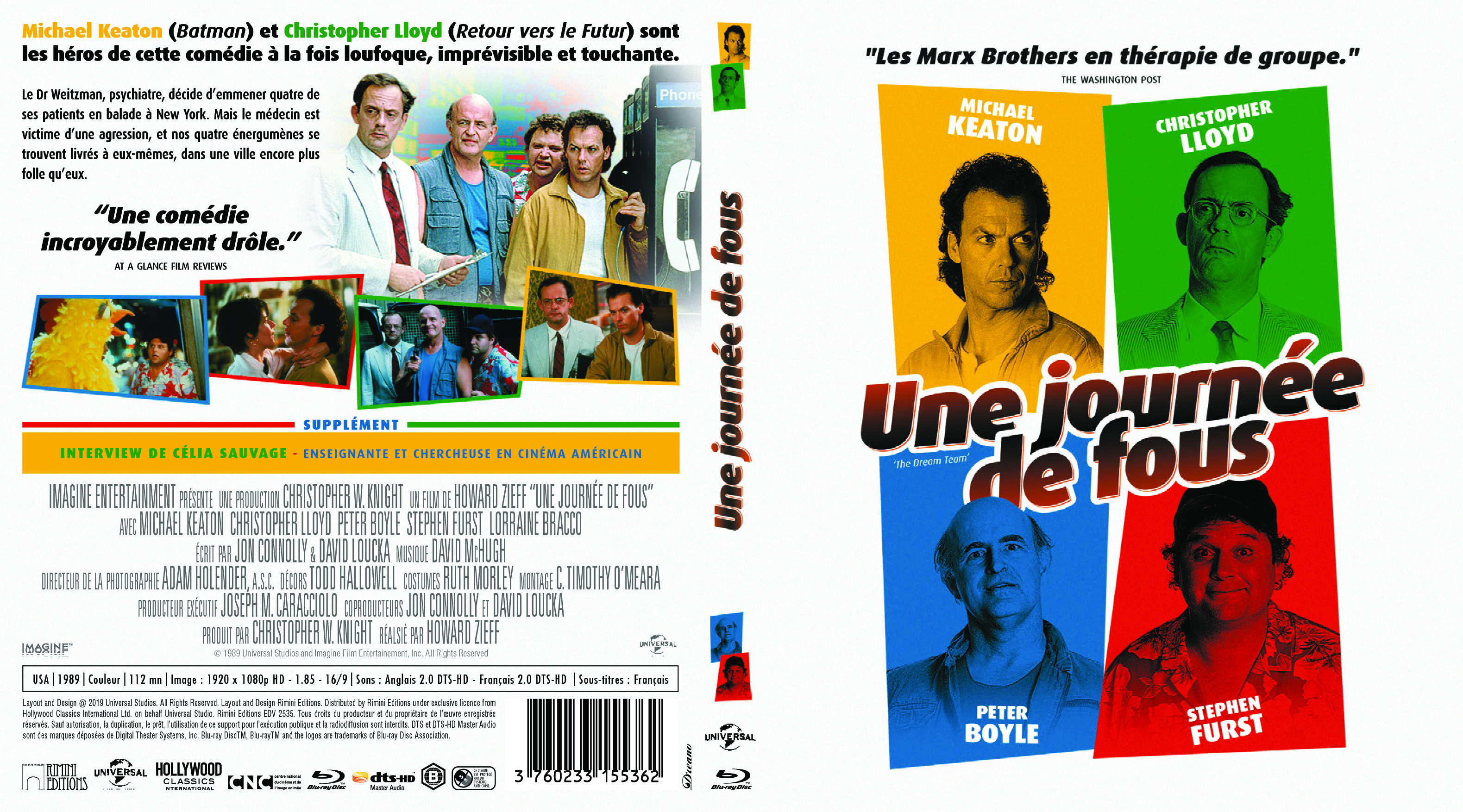 Jaquette DVD Une Journe de fous (BLU-RAY)