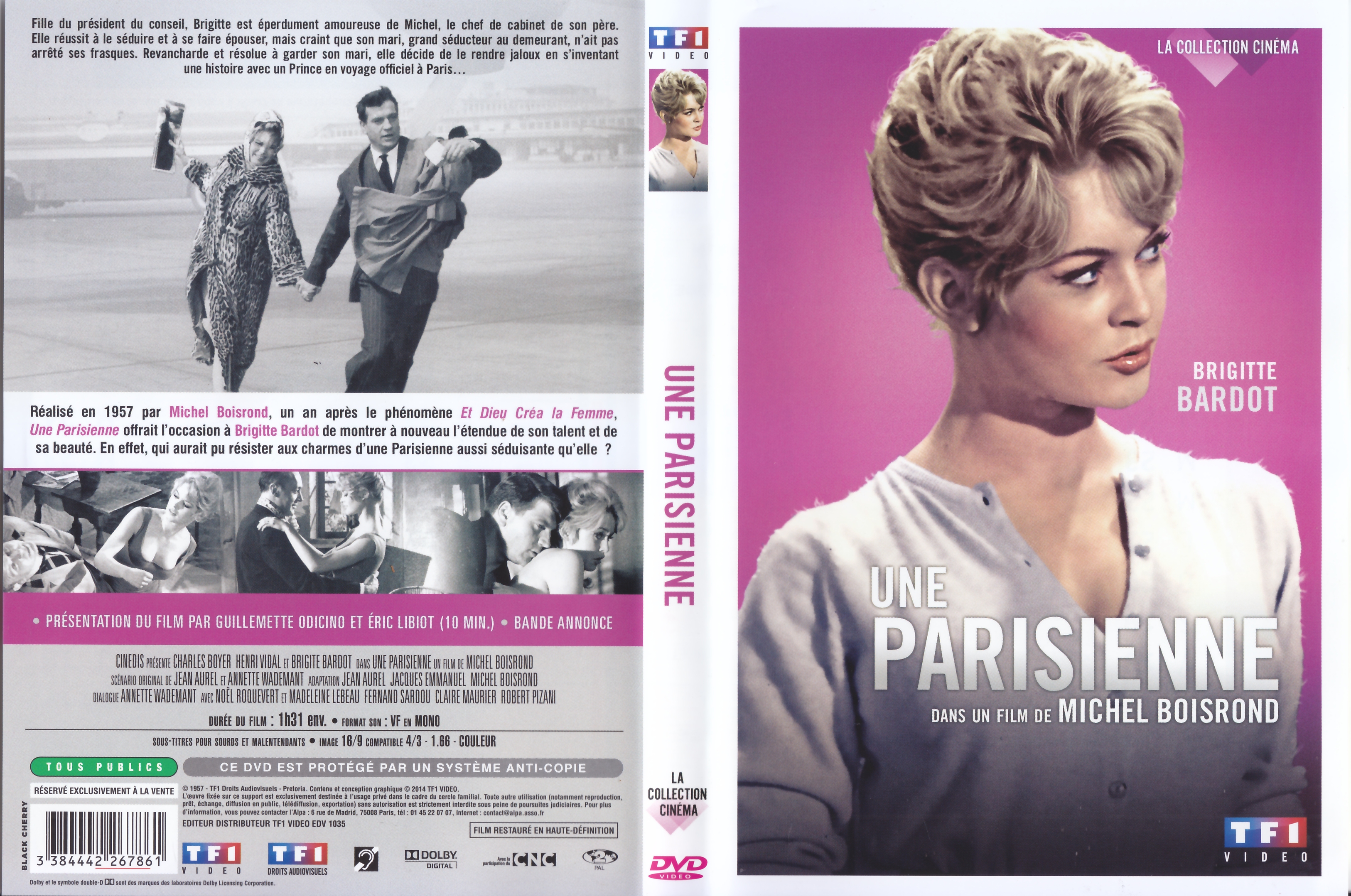 Jaquette DVD Une Parisienne v2