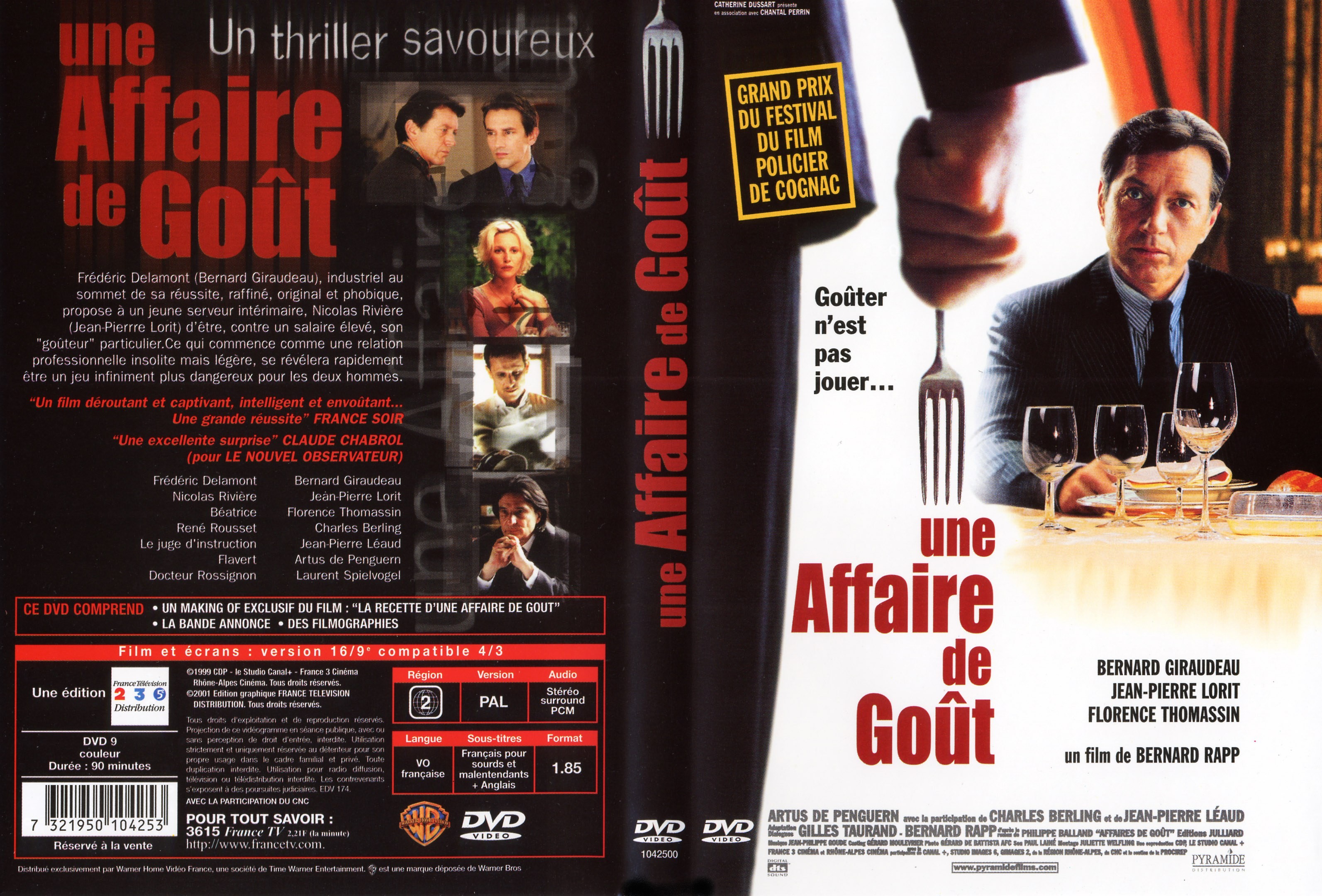 Jaquette DVD Une affaire de gout