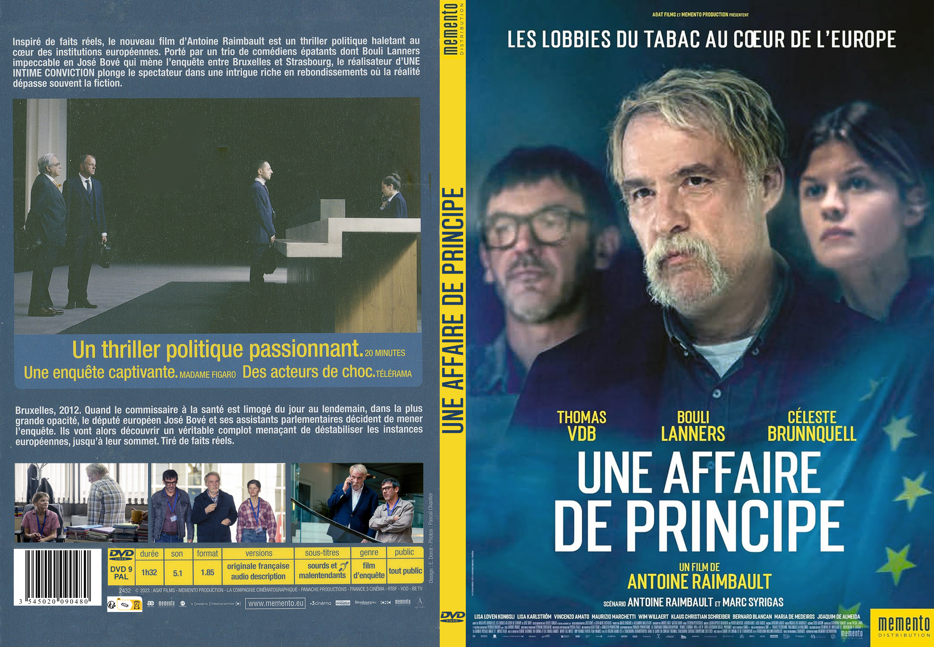 Jaquette DVD Une affaire de principe SLIM custom