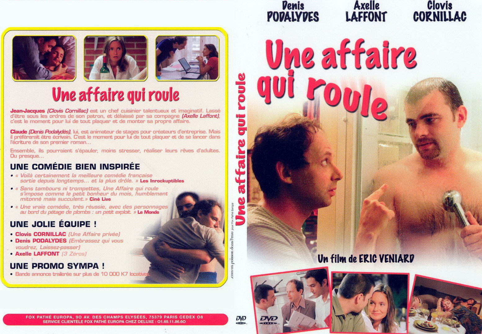 Jaquette DVD Une affaire qui roule - SLIM