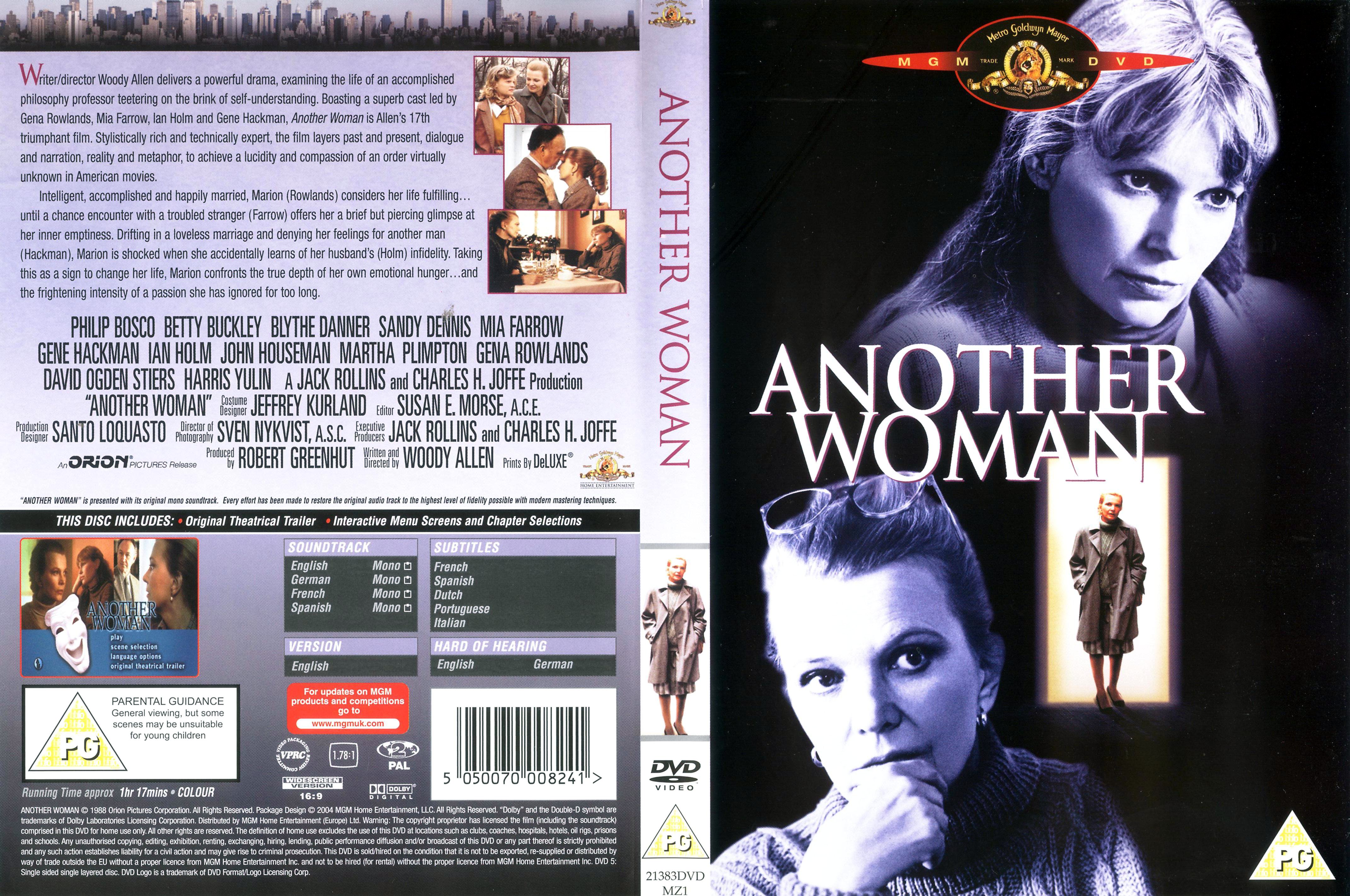Jaquette DVD Une autre femme