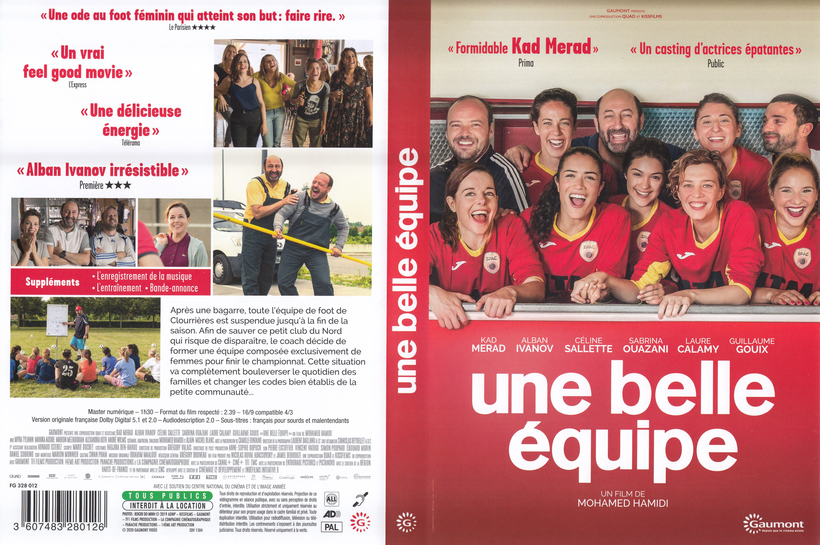 Jaquette DVD Une belle quipe