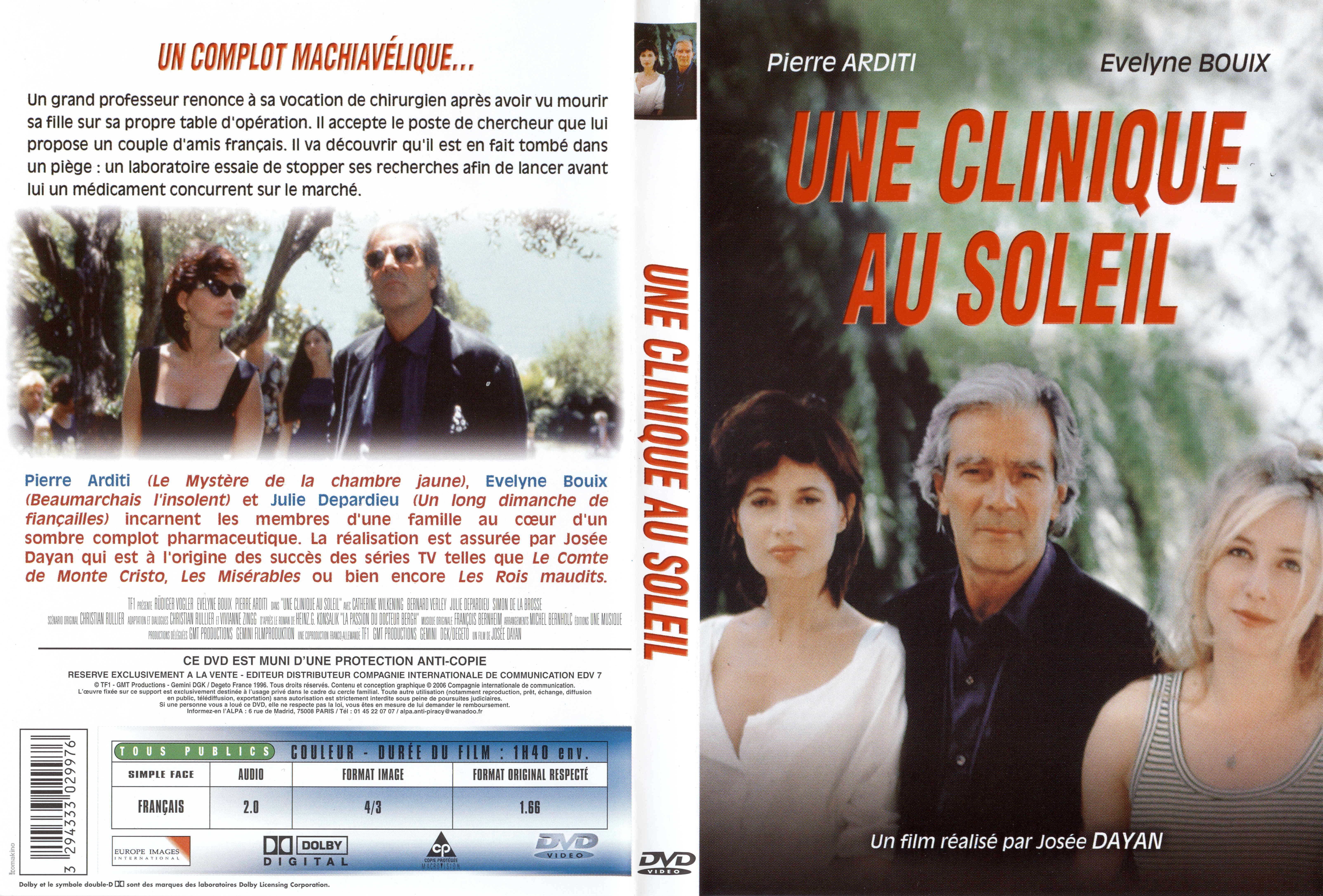 Jaquette DVD Une clinique au soleil