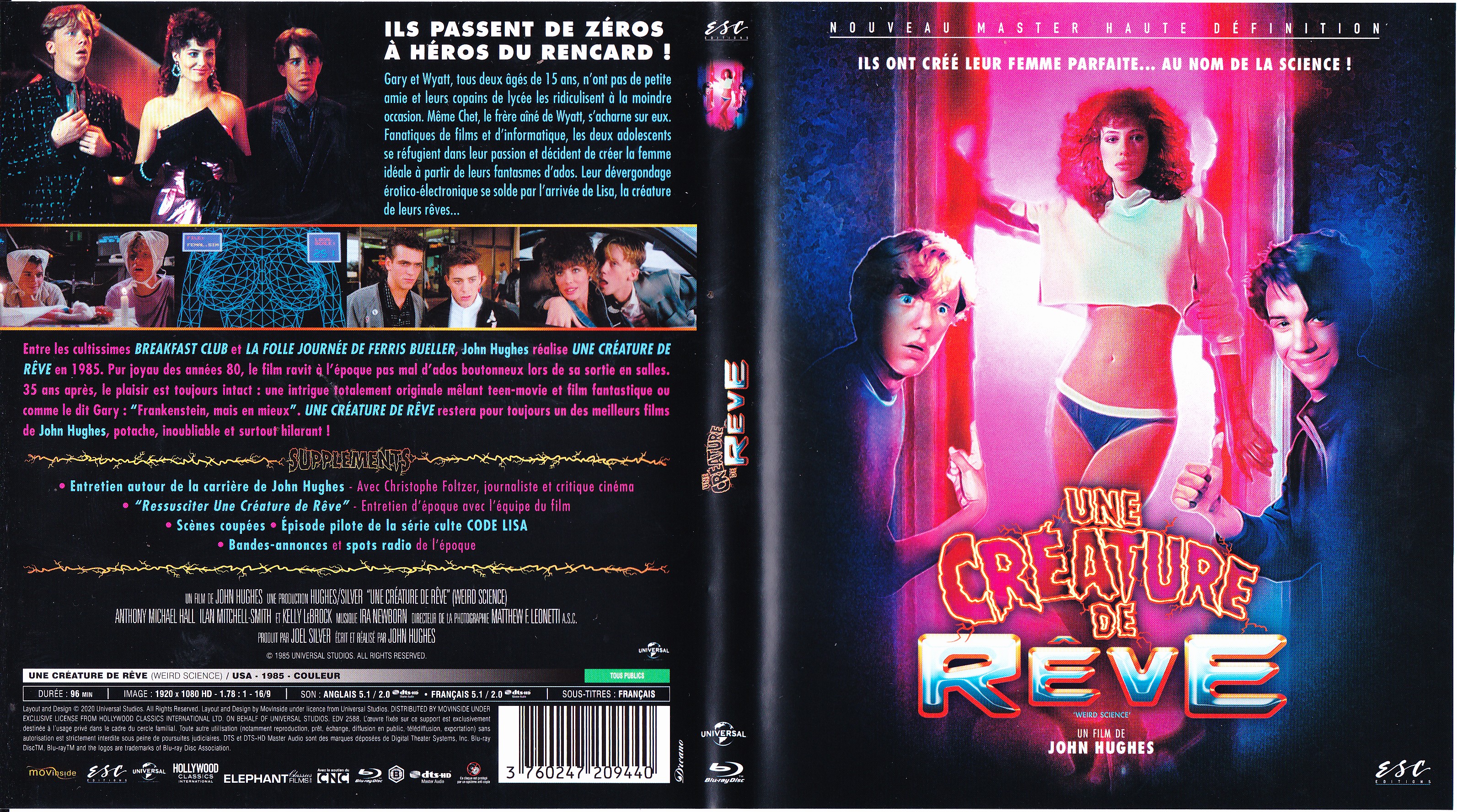 Jaquette DVD Une crature de rve (BLU-RAY) v2