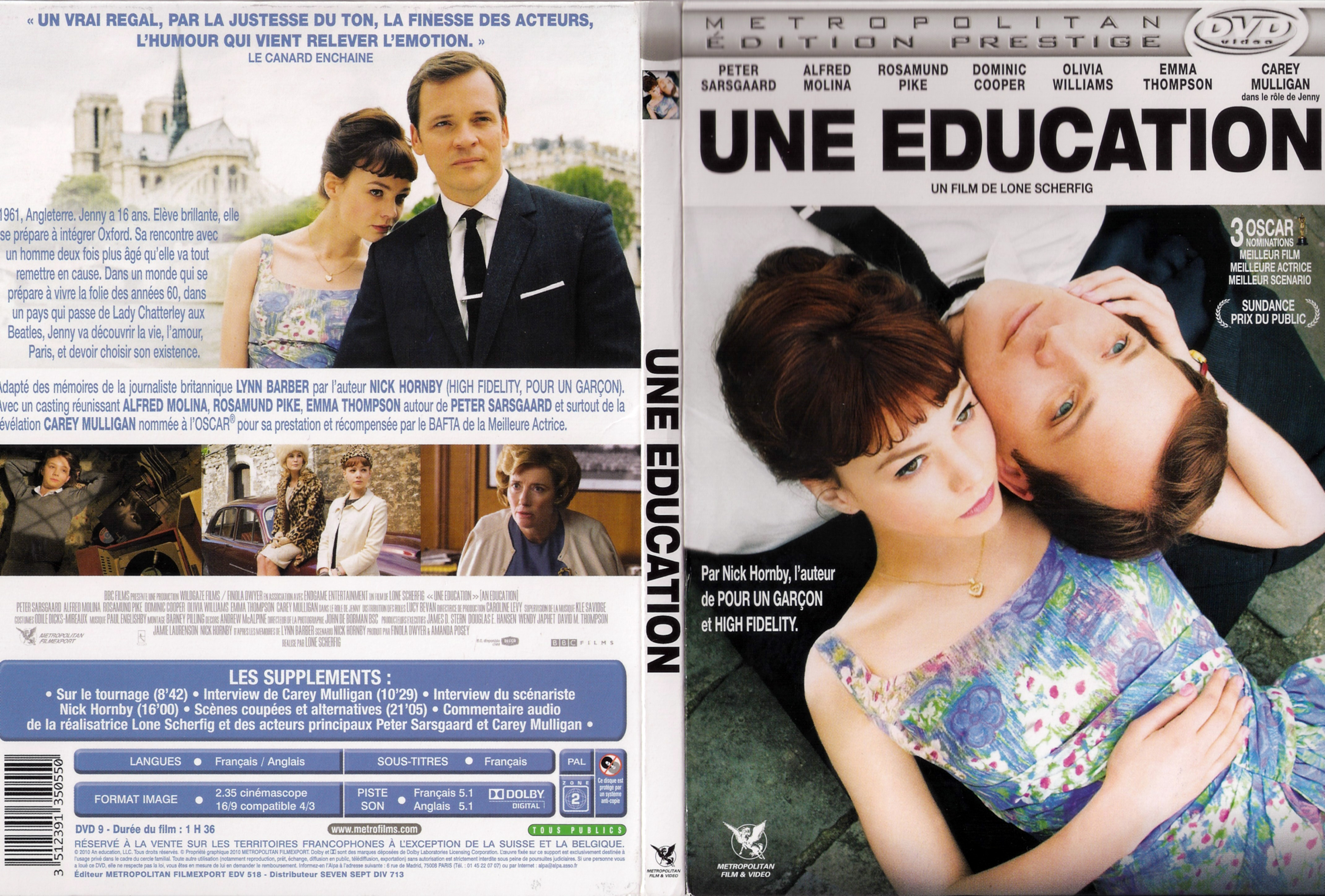 Jaquette DVD Une ducation