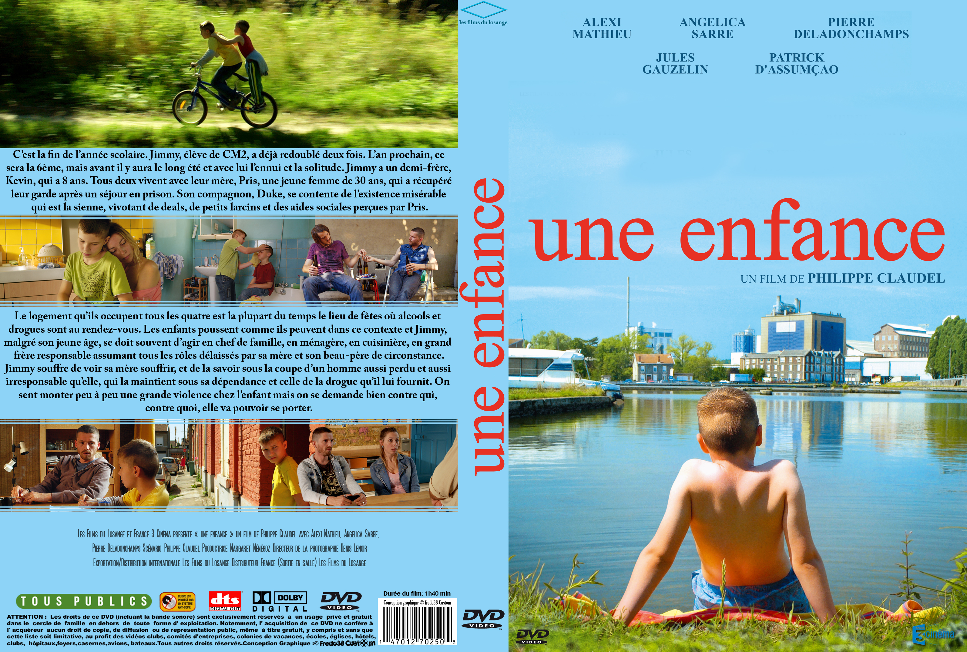 Jaquette DVD Une enfance custom