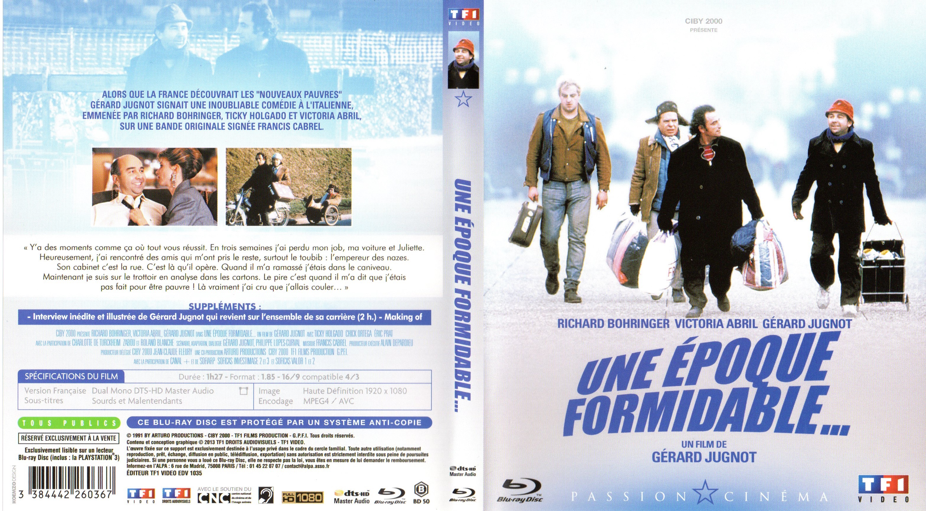 Jaquette DVD Une poque formidable (BLU-RAY)