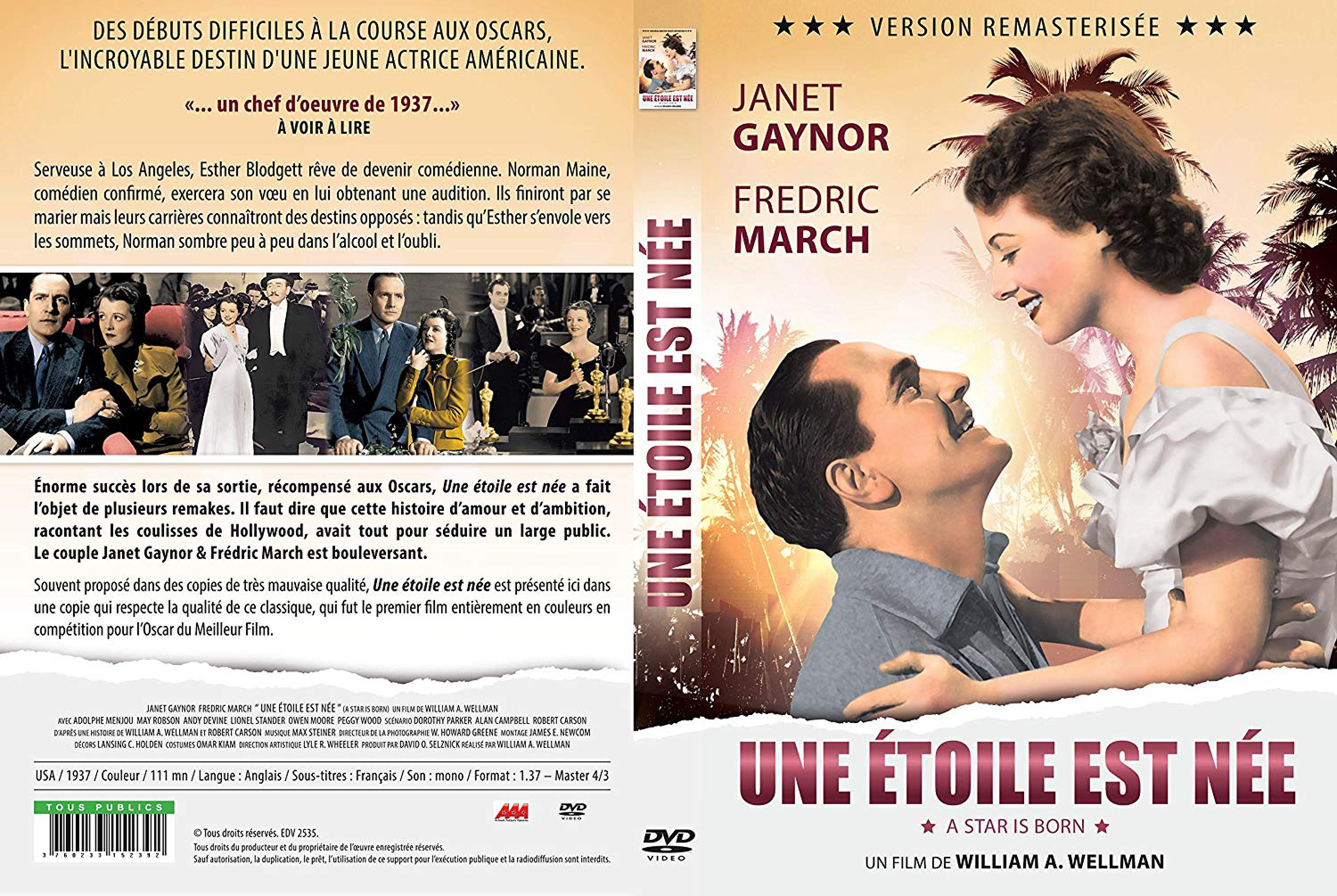 Jaquette DVD Une toile est ne (1937) v2