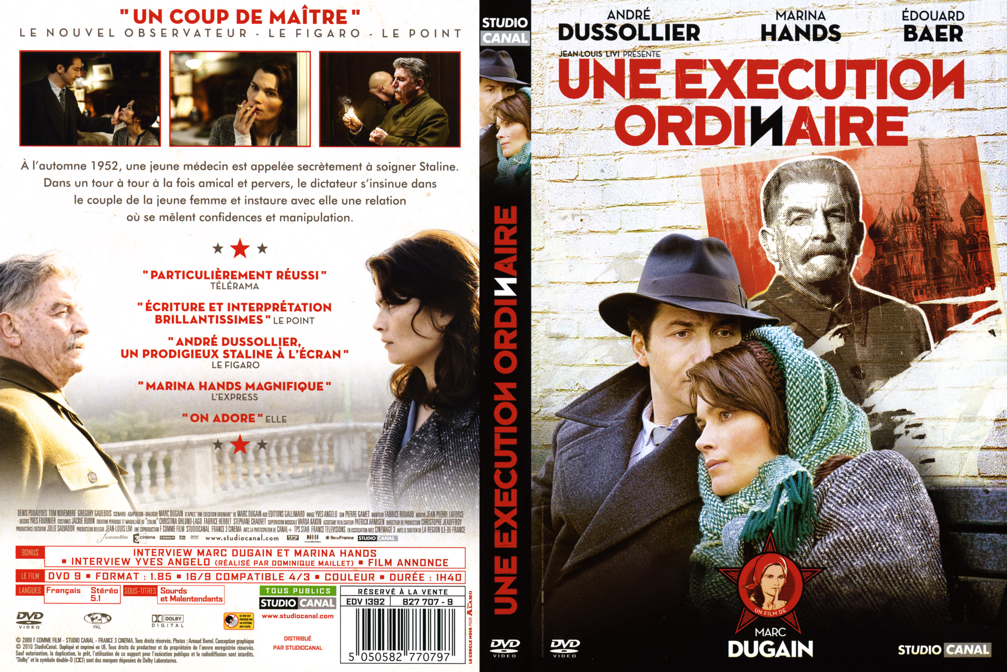 Jaquette DVD Une excution ordinaire