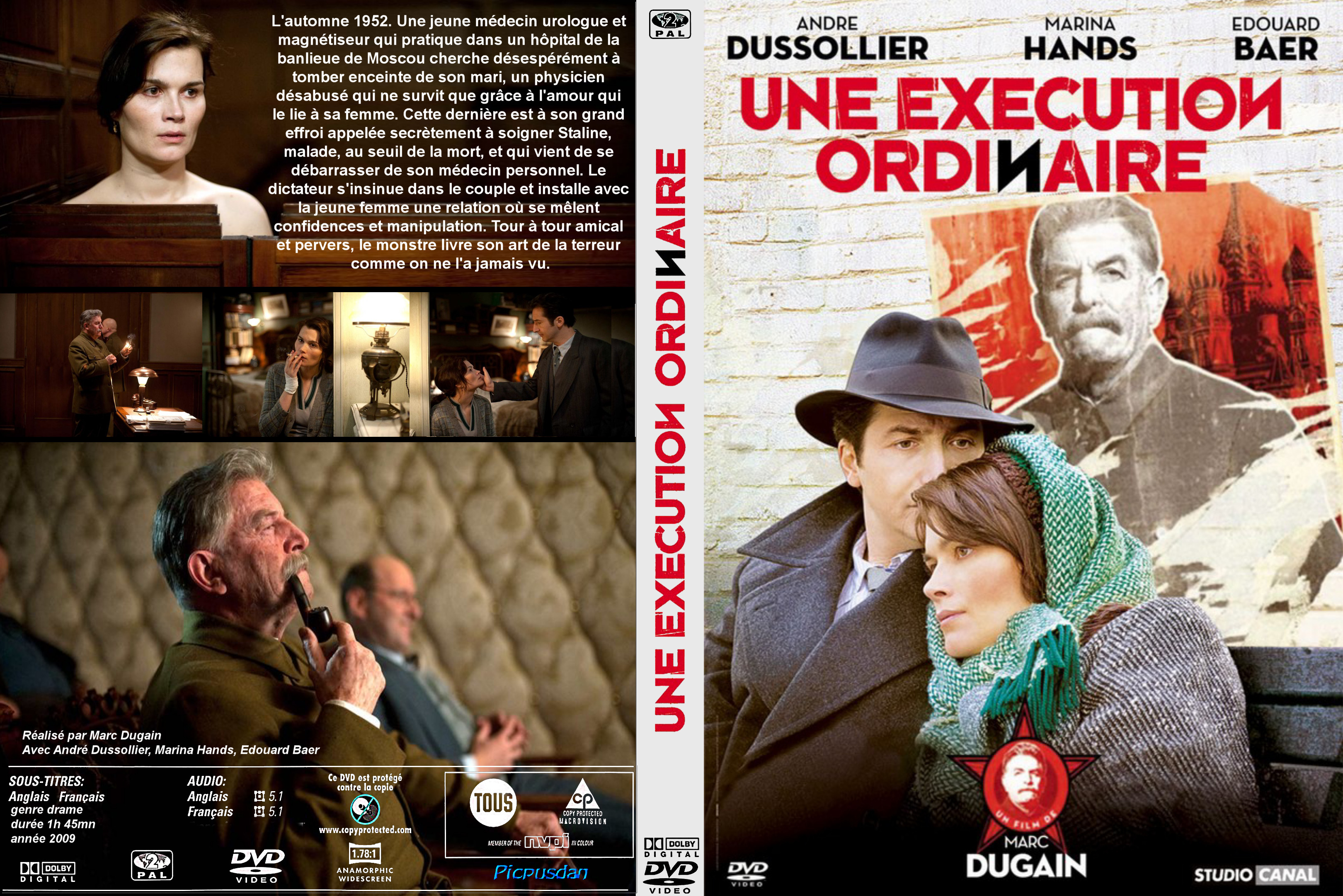 Jaquette DVD Une excution ordinaire custom