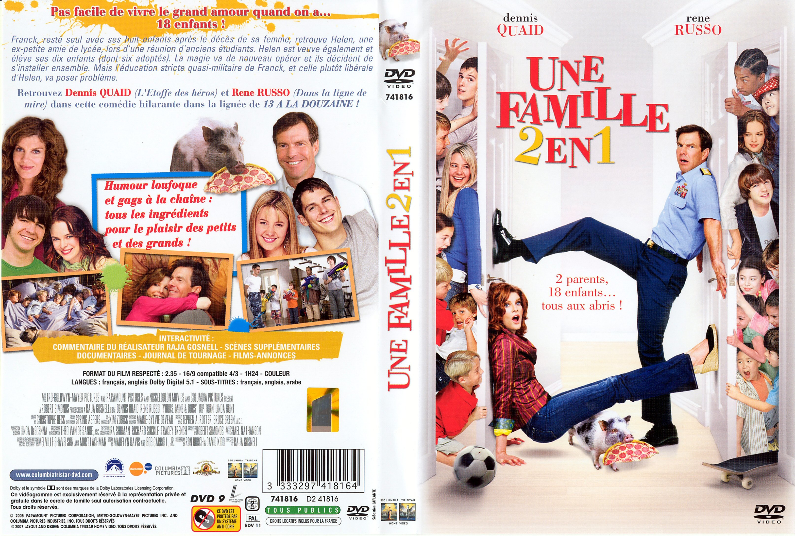 Jaquette DVD Une famille 2 en 1