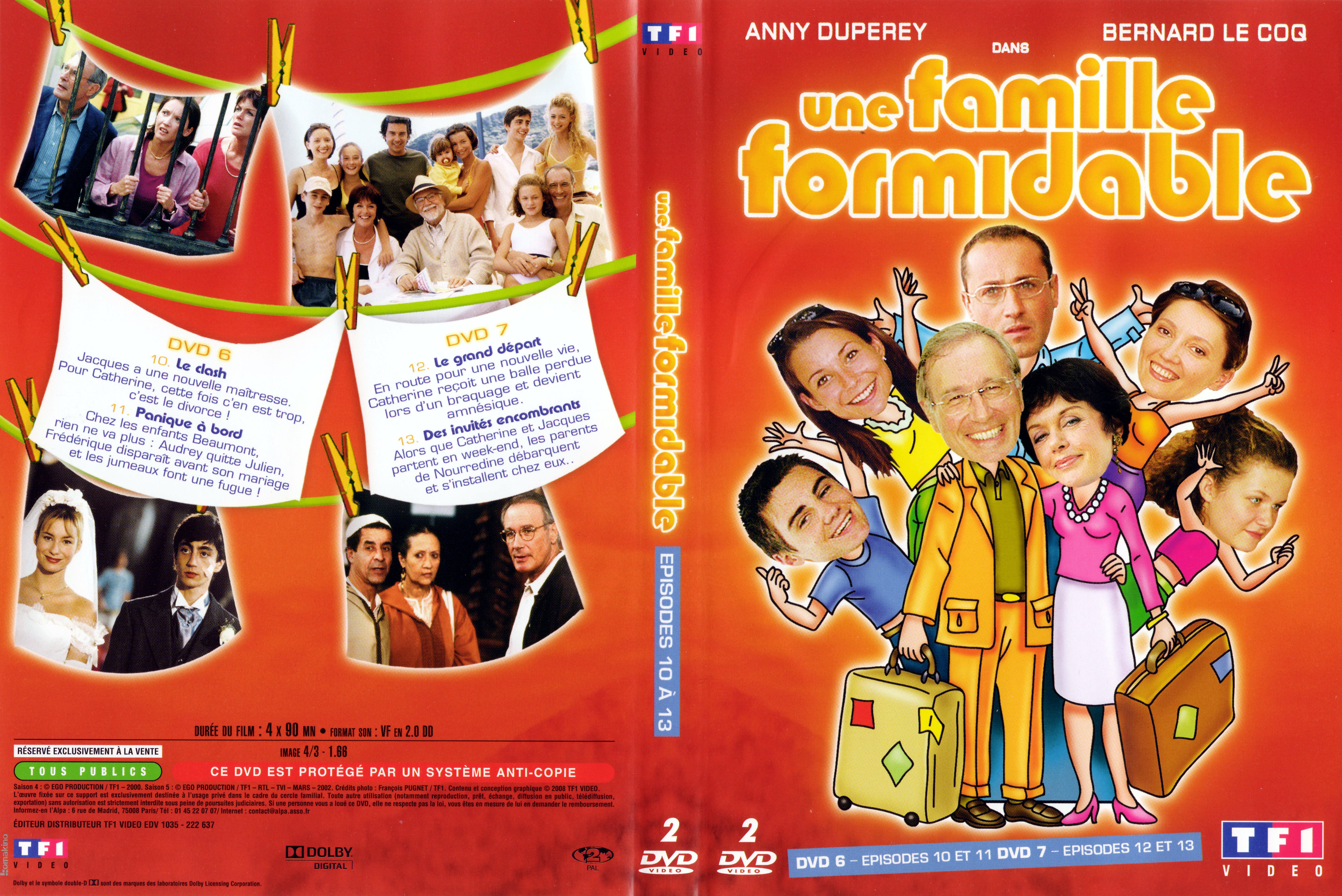 Jaquette DVD Une famille formidable pisode 10  13 Saison 4 et 5