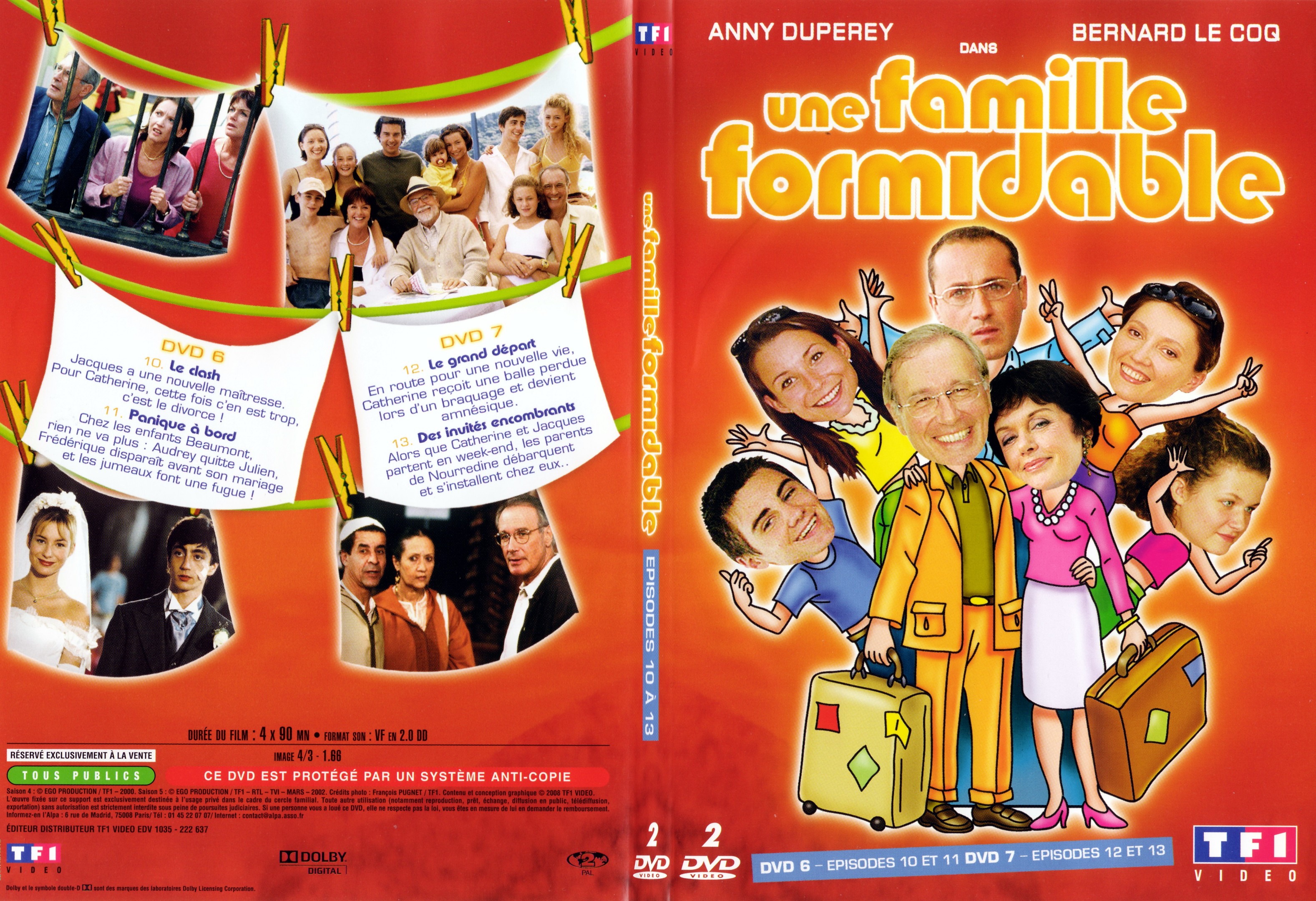 Jaquette DVD Une famille formidable pisode 10  13 Saison 4 et 5 - SLIM