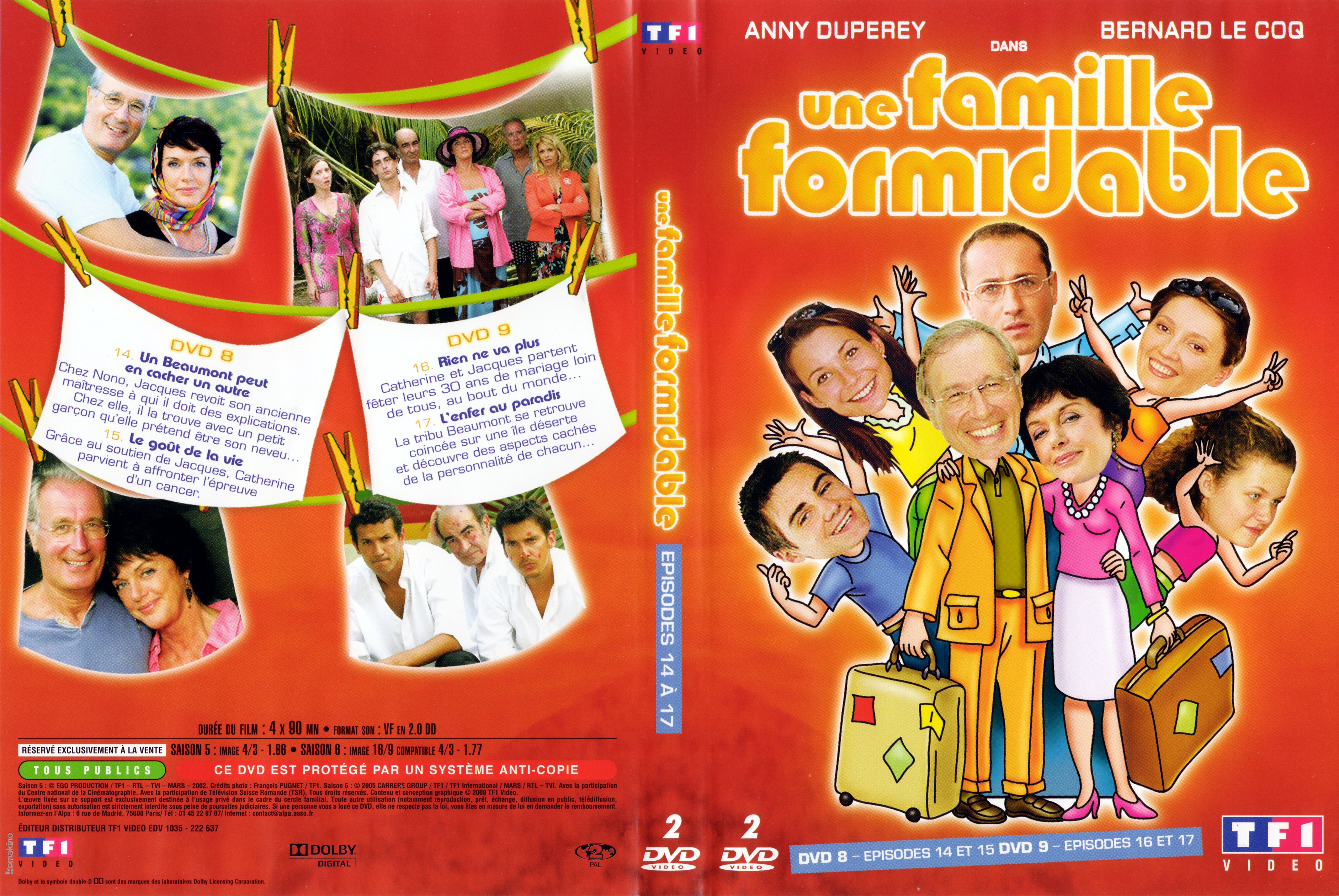 Jaquette DVD Une famille formidable pisode 14  17 Saison 5 et 6