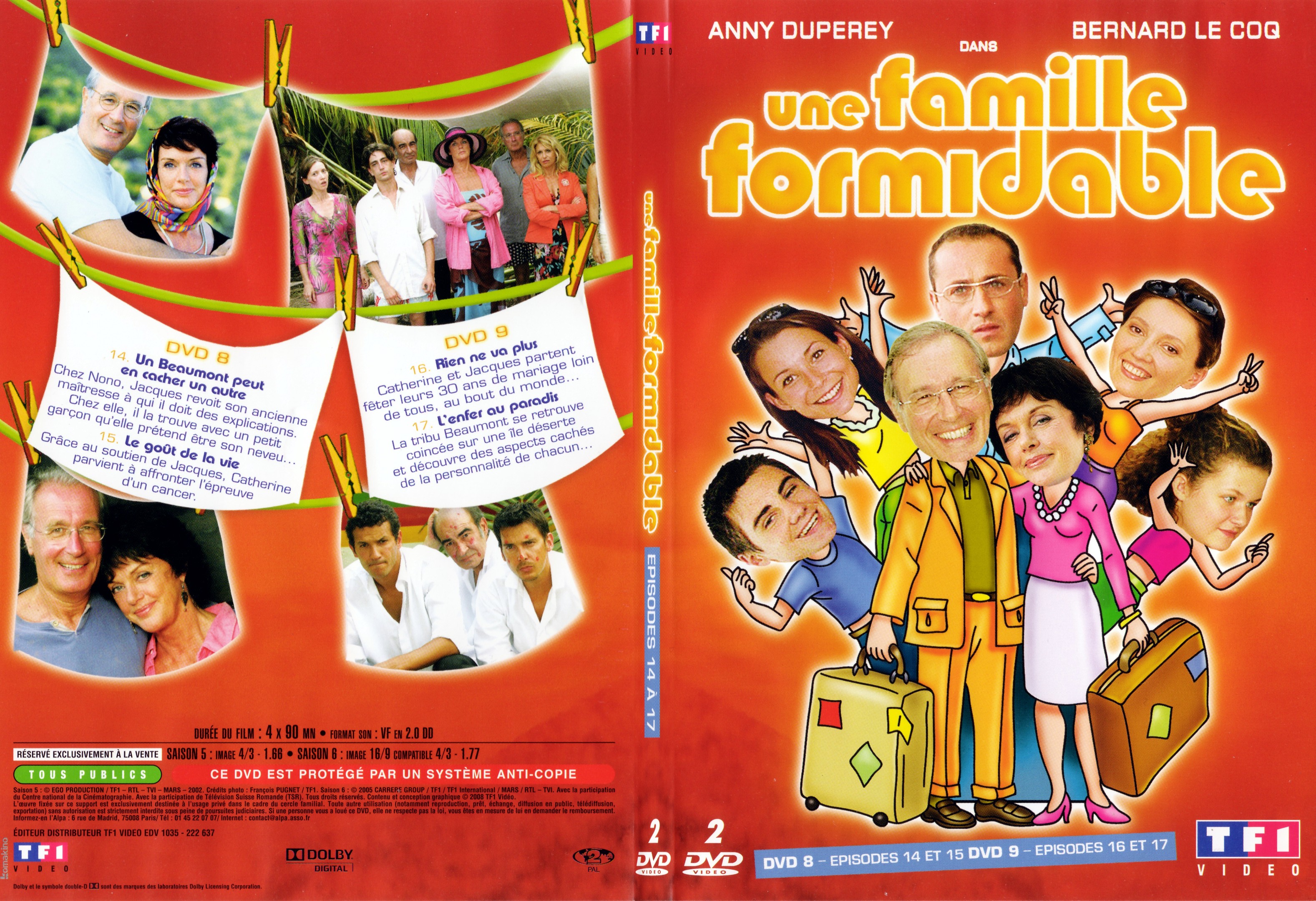 Jaquette DVD Une famille formidable pisode 14  17 Saison 5 et 6 - SLIM