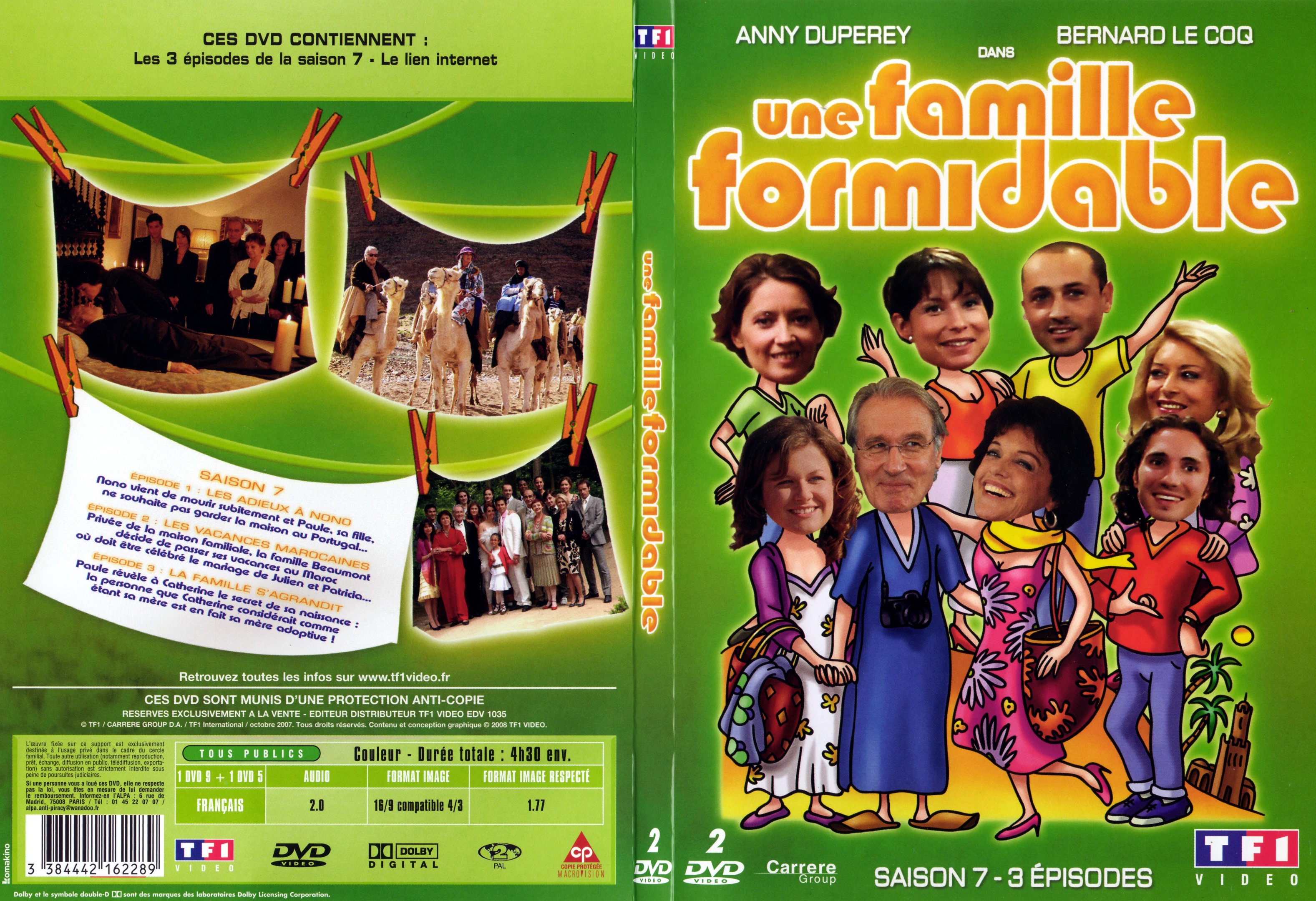 Jaquette DVD Une famille formidable pisode 19  21 Saison 7 - SLIM