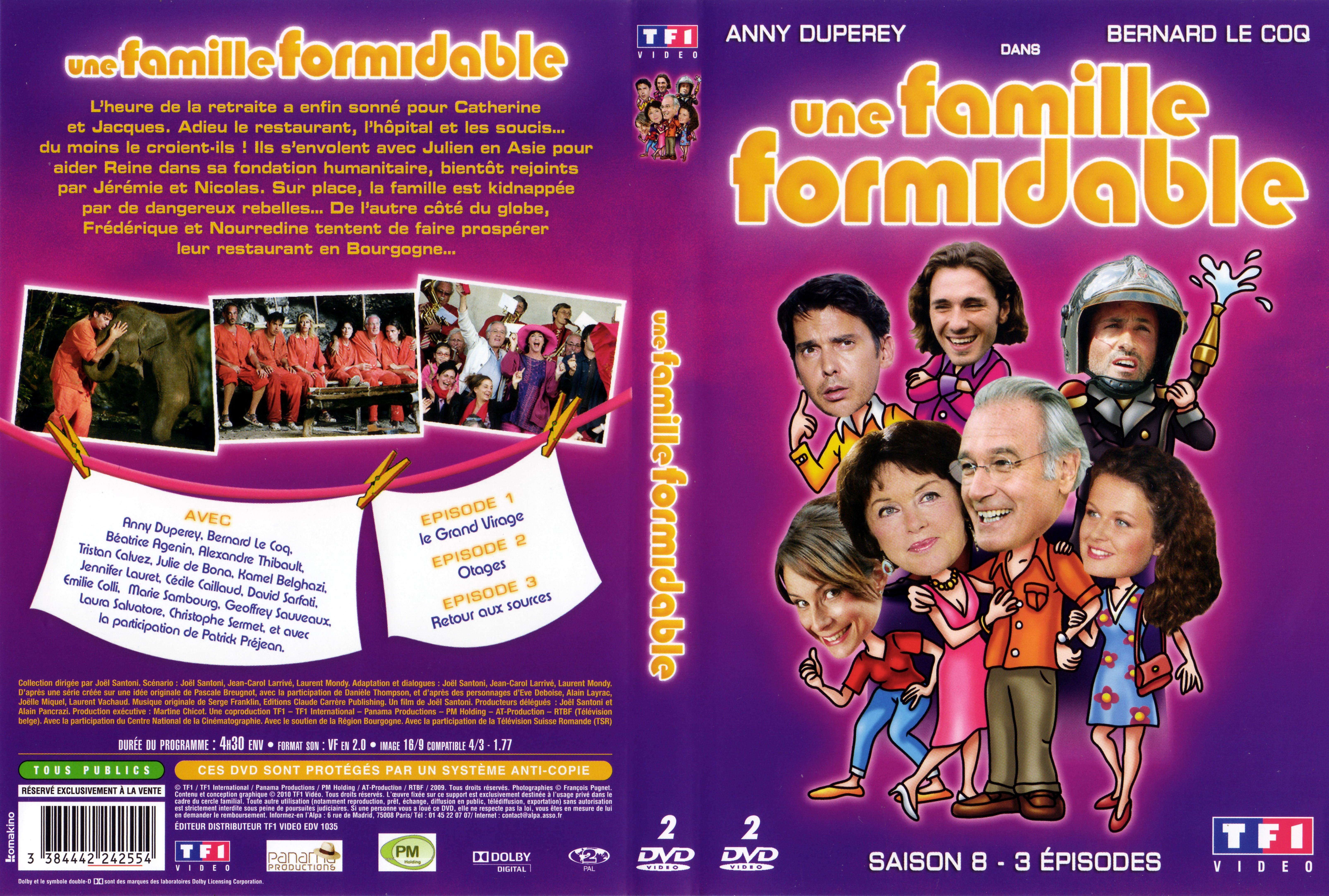 Jaquette DVD Une famille formidable pisode 22  24 Saison 8