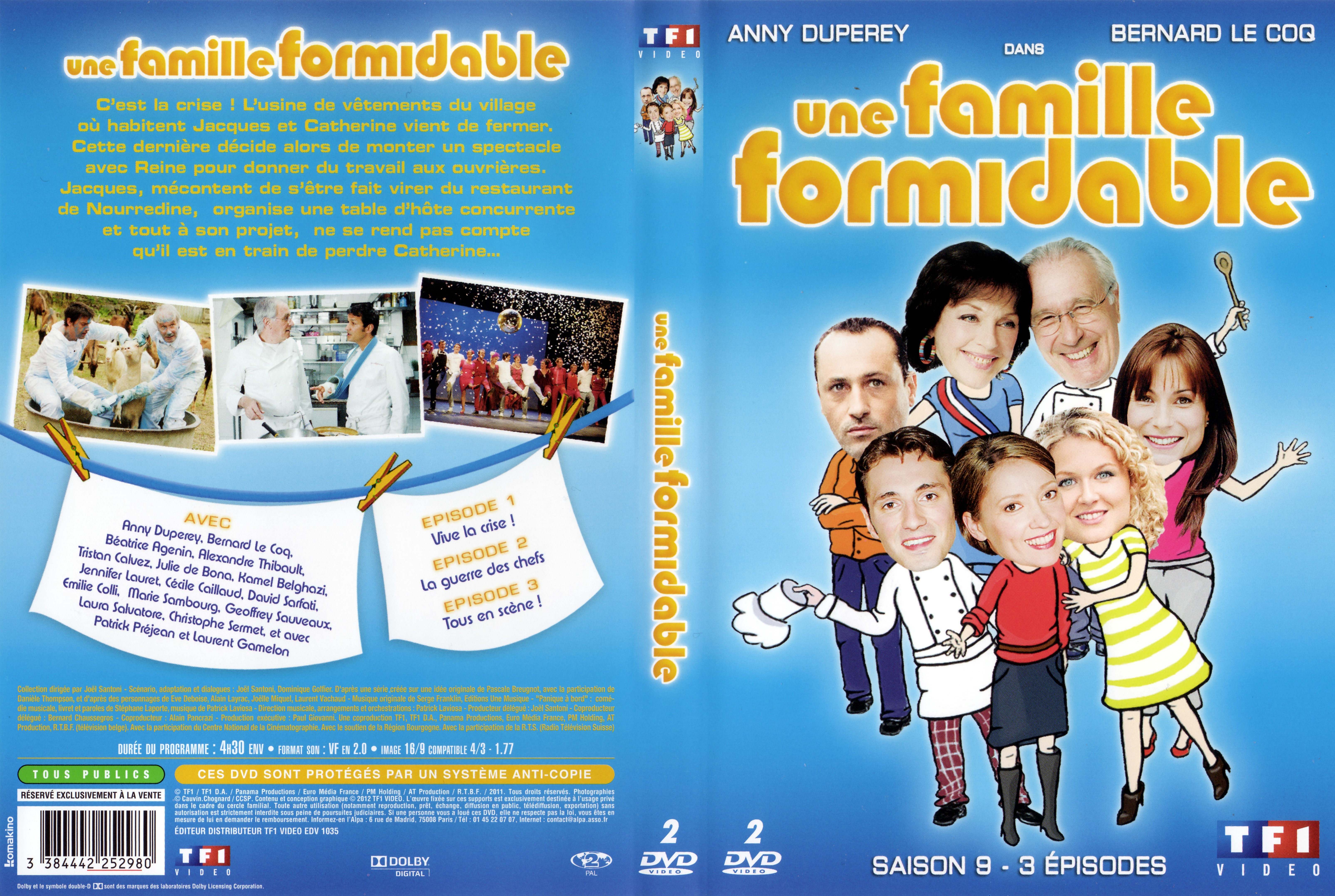 Jaquette DVD Une famille formidable pisode 25  27 Saison 9