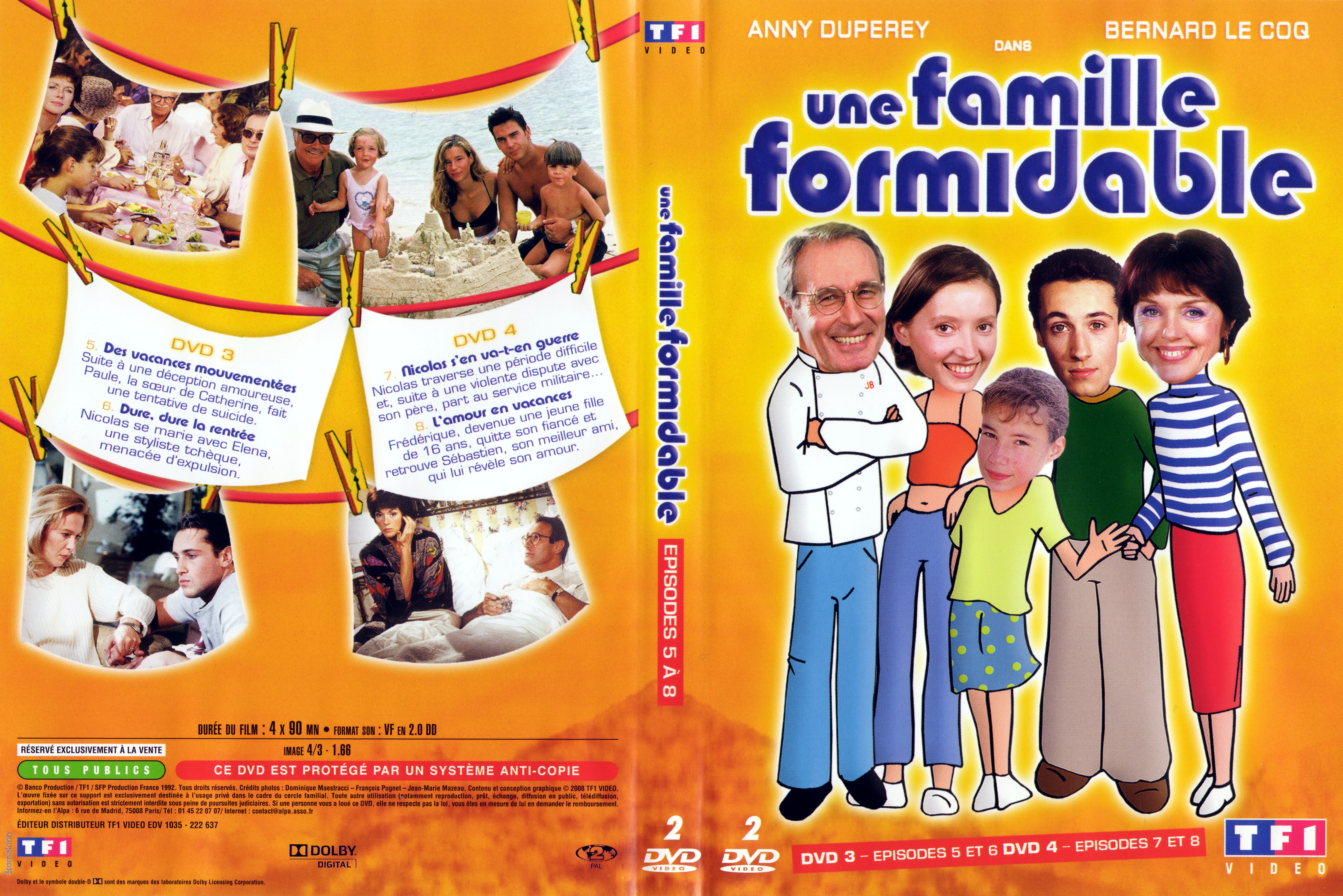 Jaquette DVD Une famille formidable pisode 5  8 Saison 2 et 3