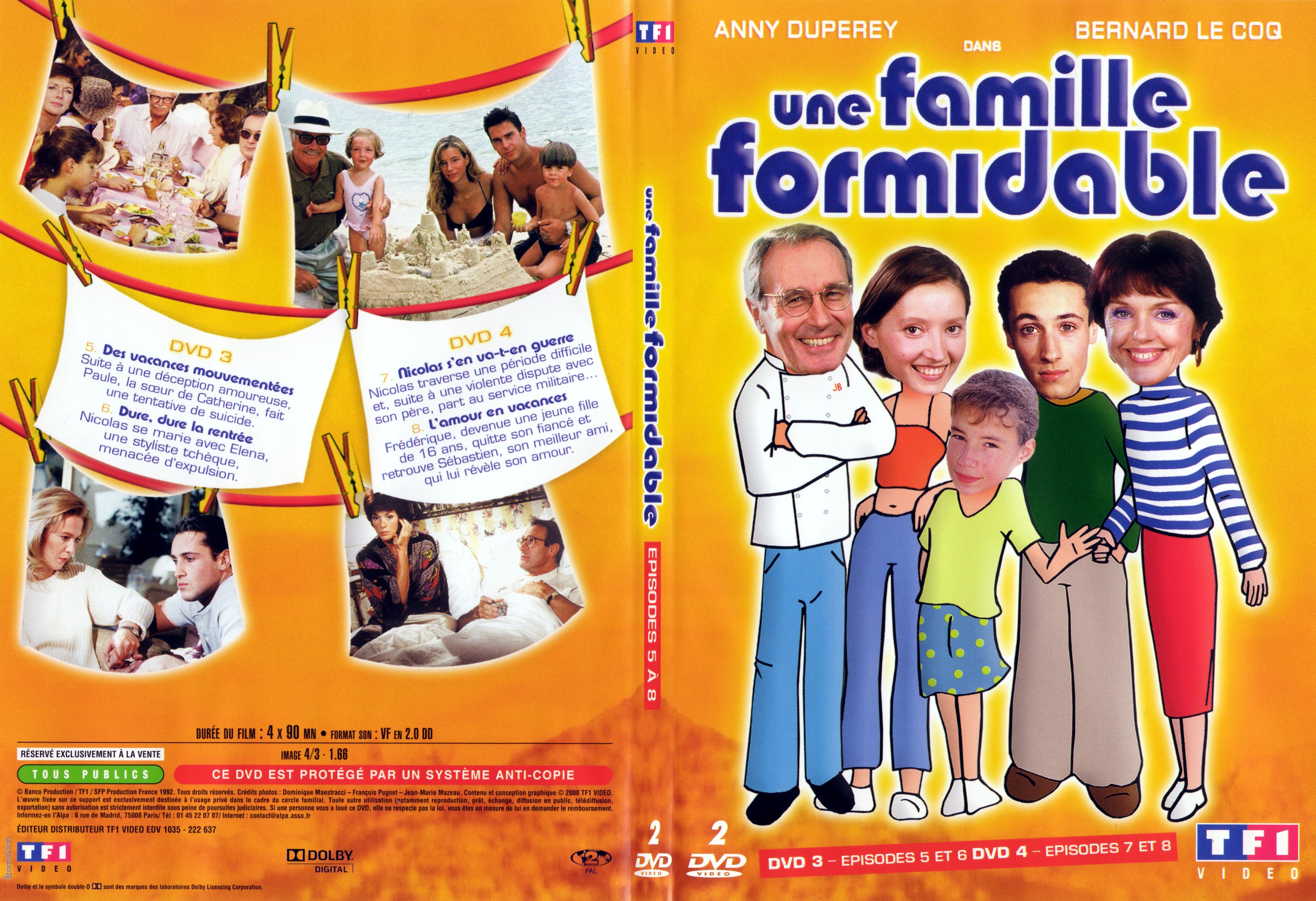 Jaquette DVD Une famille formidable pisode 5  8 Saison 2 et 3 - SLIM