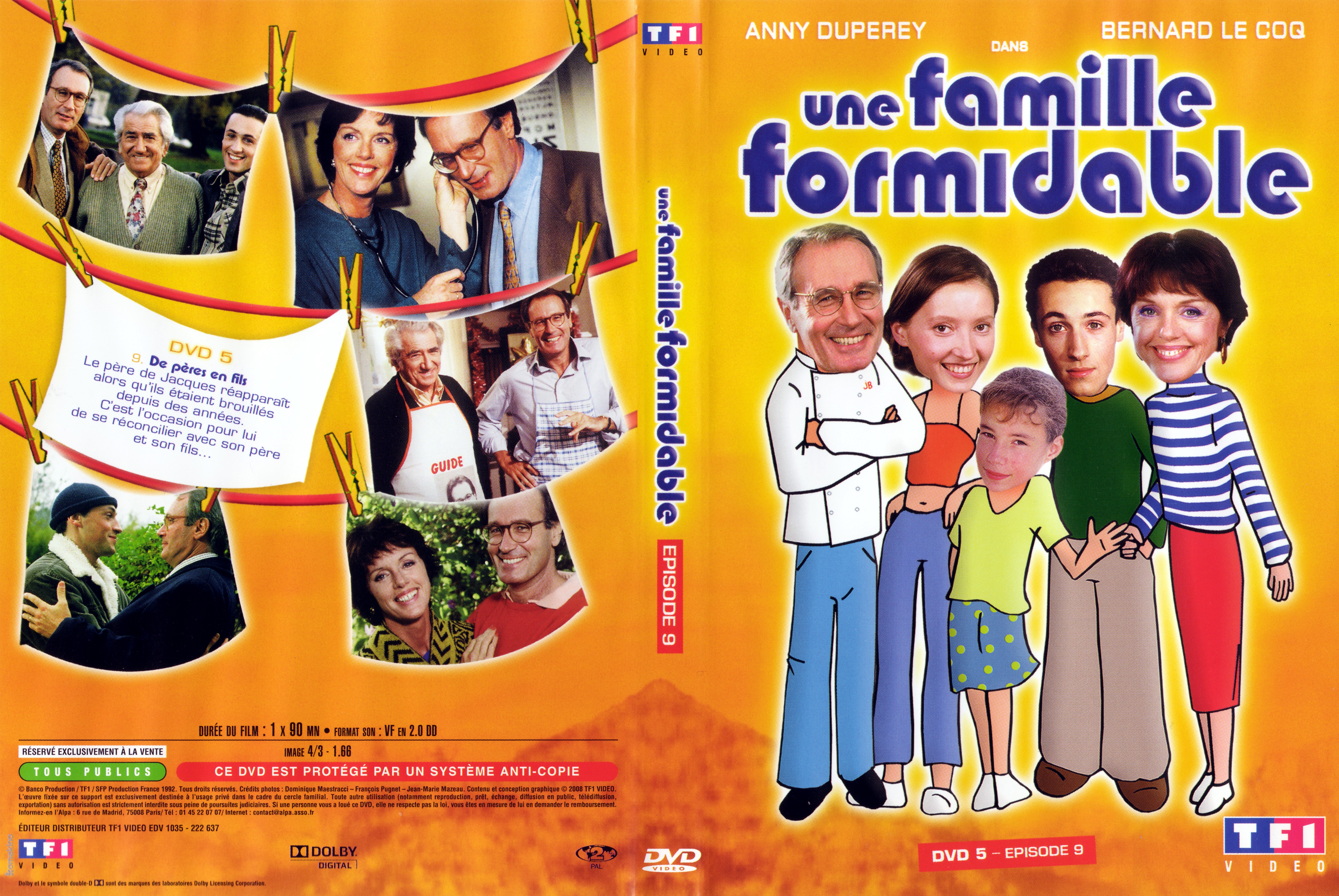 Jaquette DVD Une famille formidable pisode 9 Saison 3