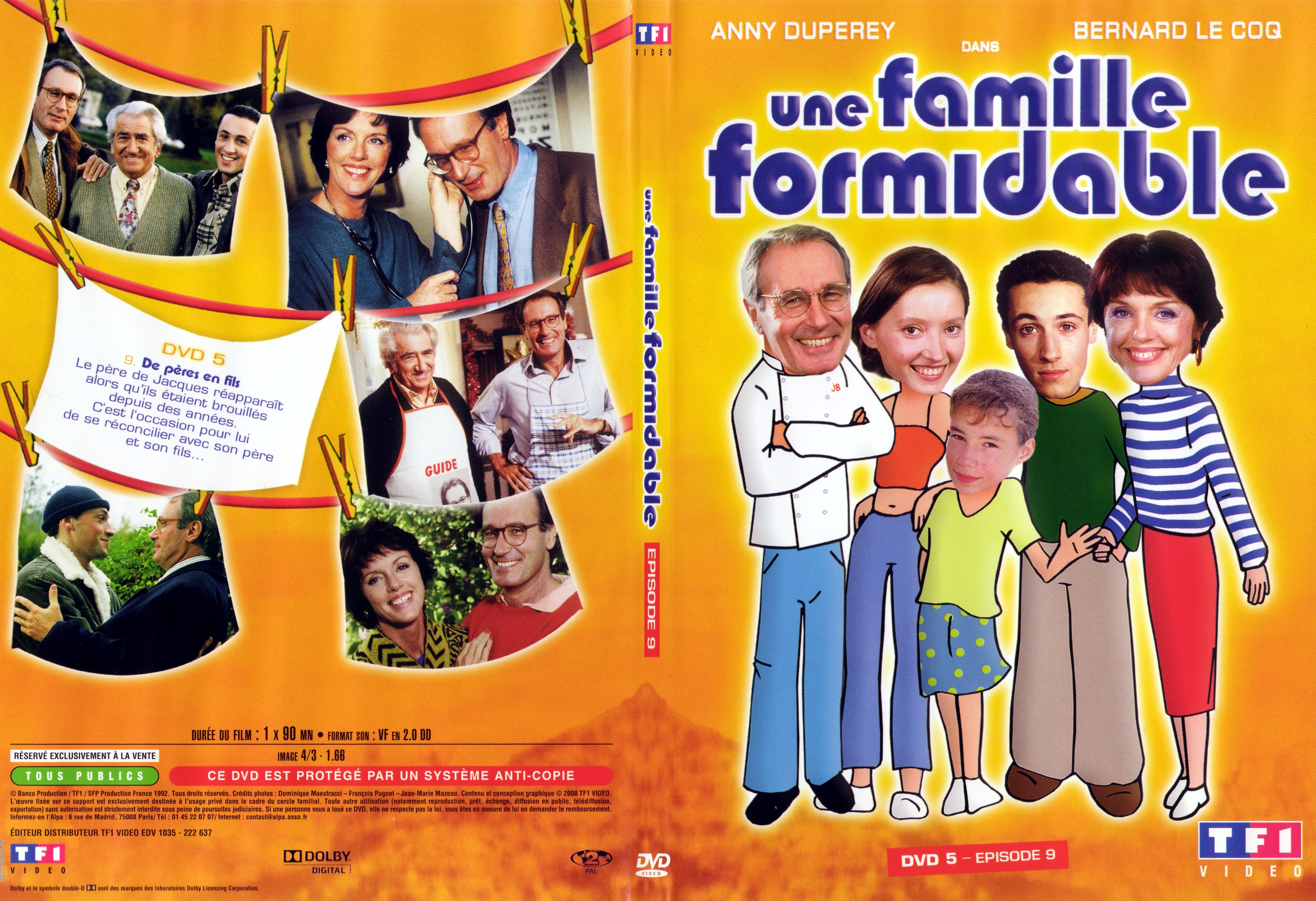Jaquette DVD Une famille formidable pisode 9 Saison 3 - SLIM