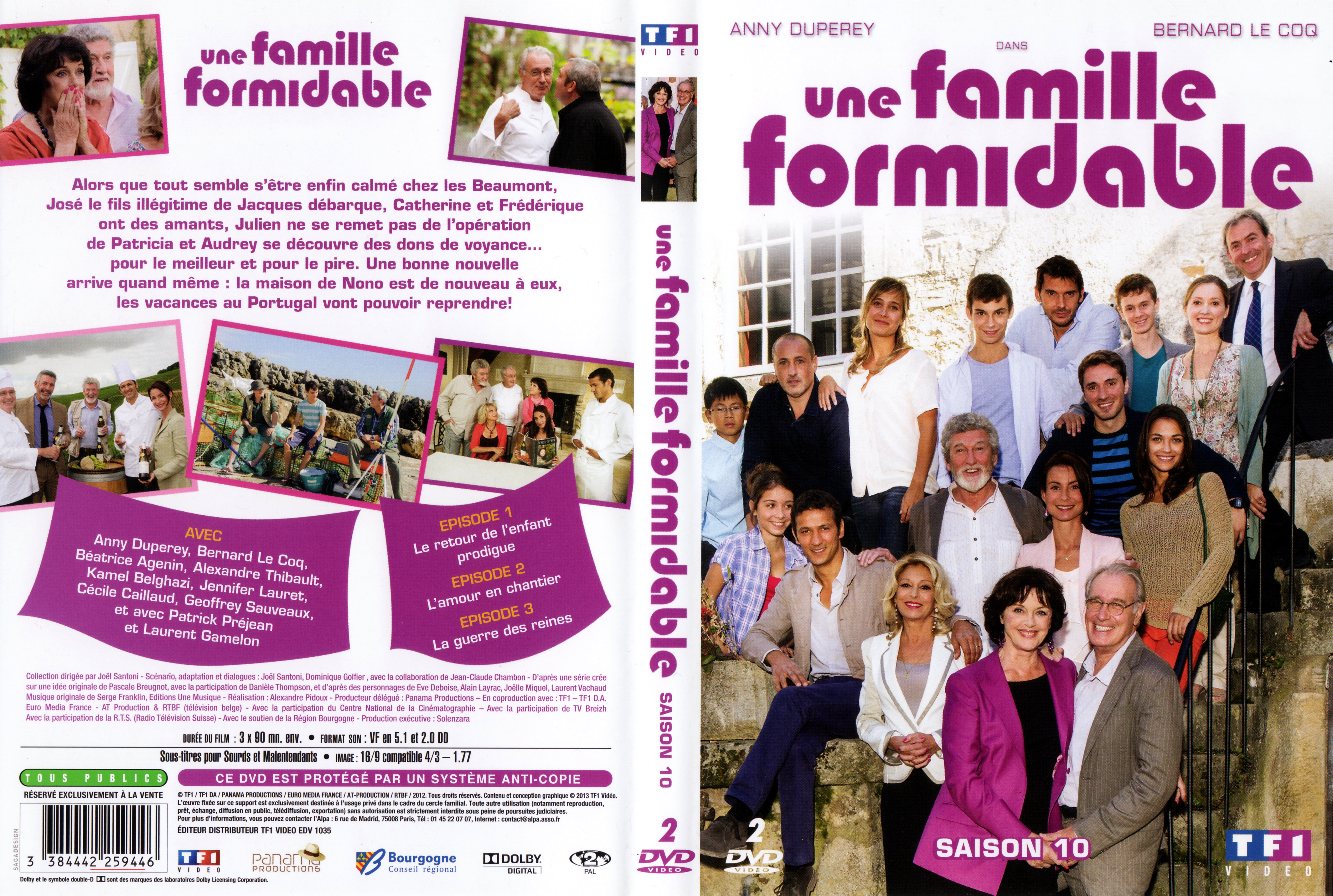 Jaquette DVD Une famille formidable episodes 28  30 saison 10