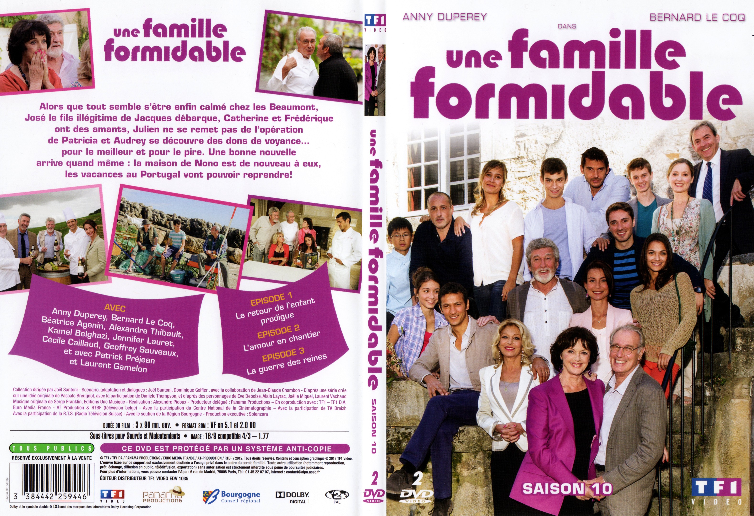 Jaquette DVD Une famille formidable episodes 28  30 saison 10 - SLIM