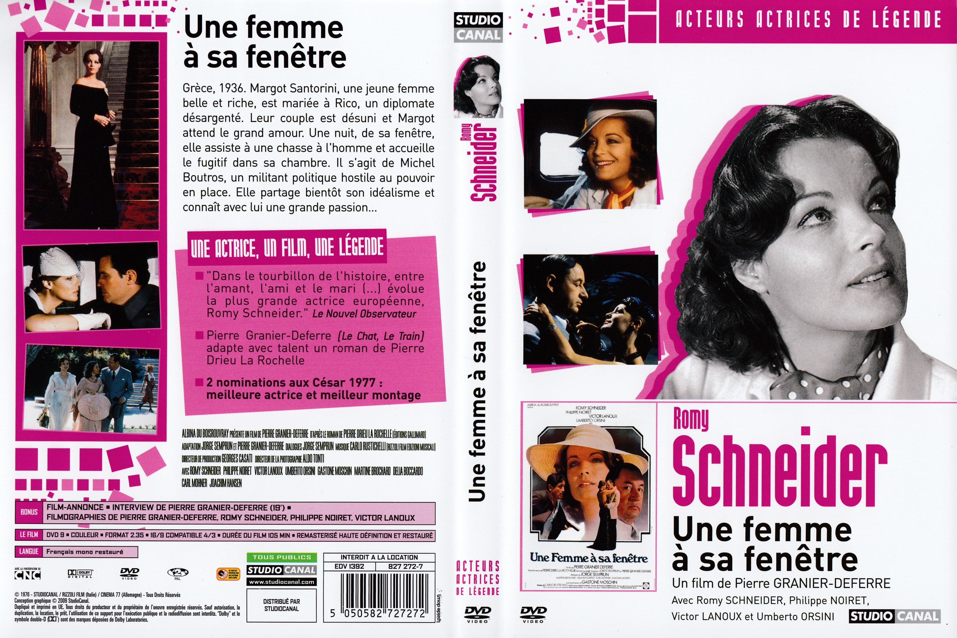 Jaquette DVD Une femme a sa fenetre v3