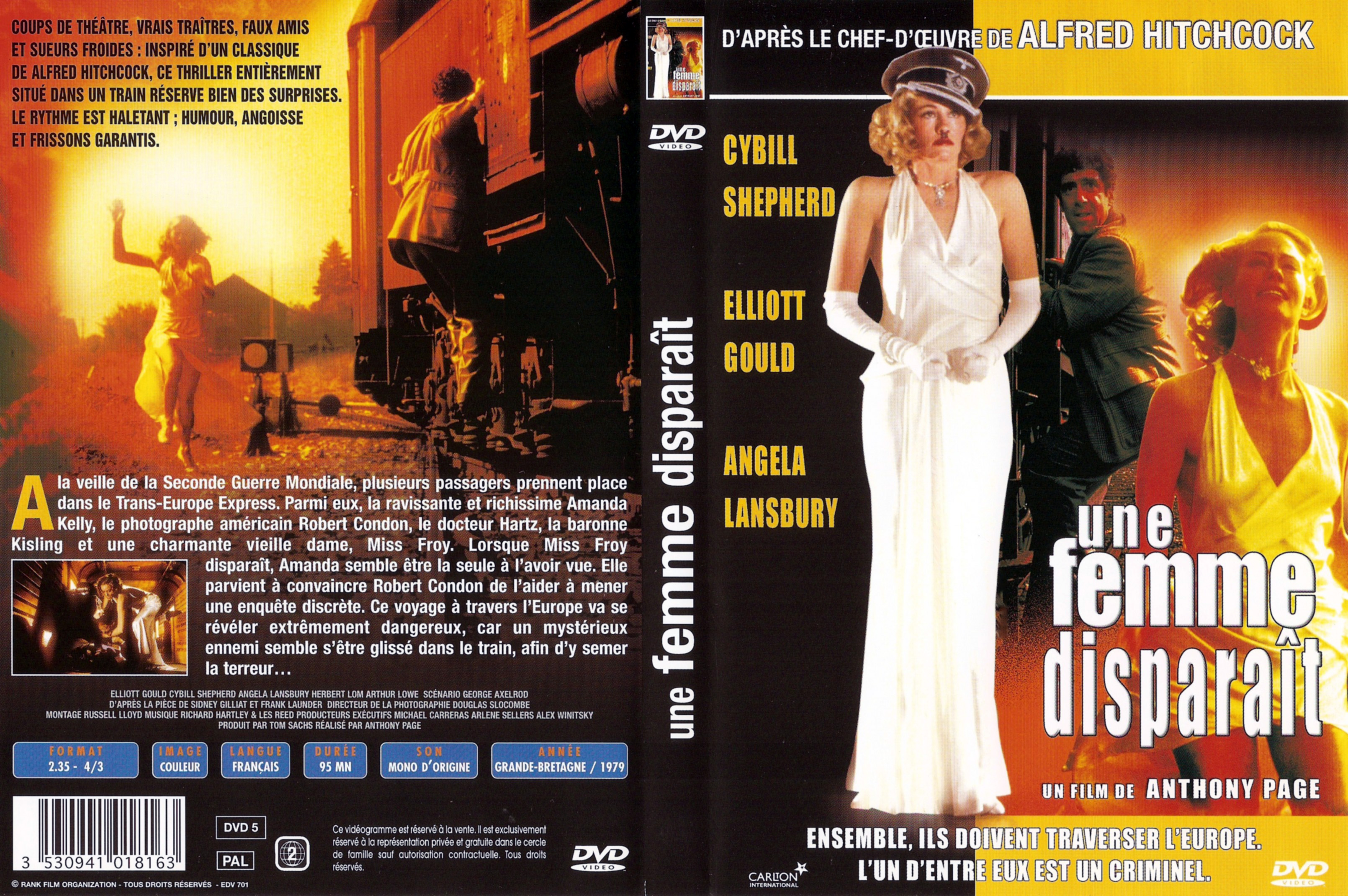 Jaquette DVD Une femme disparait (1979)