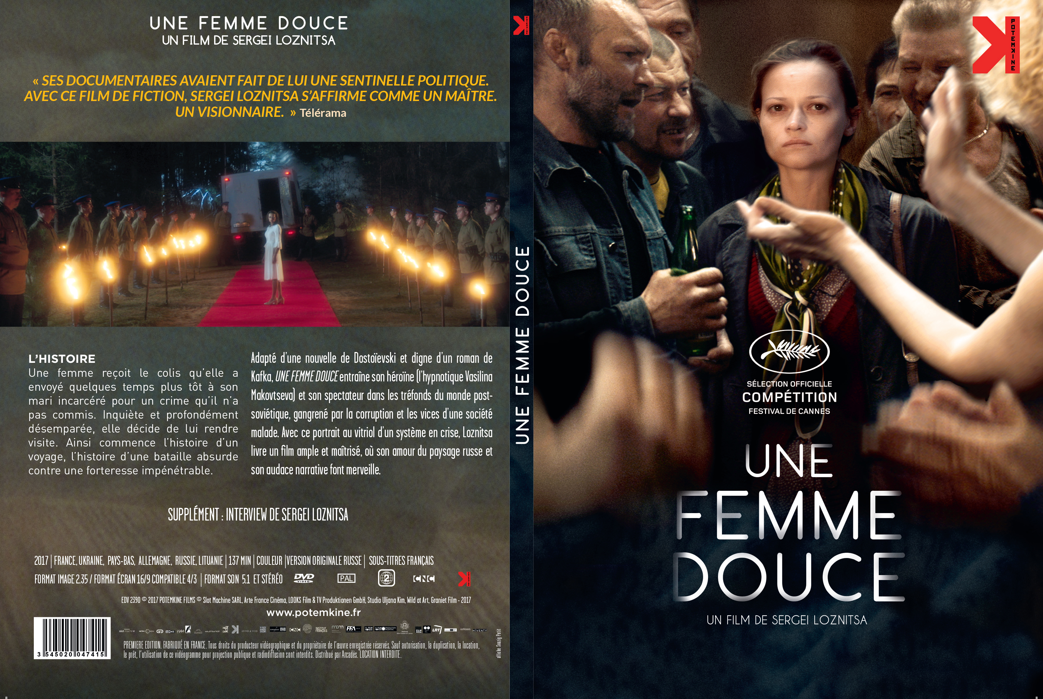 Jaquette DVD Une femme douce