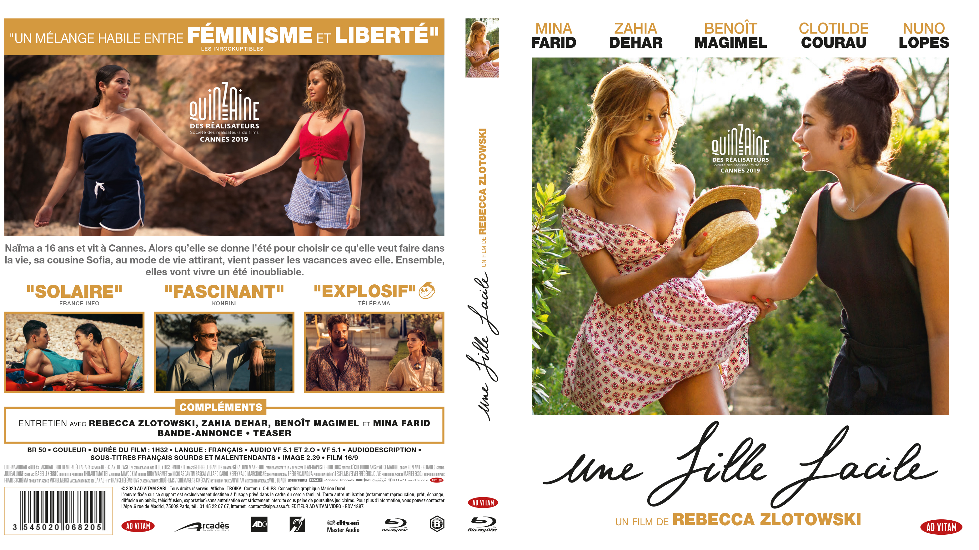 Jaquette DVD Une fille facile (BLU-RAY)