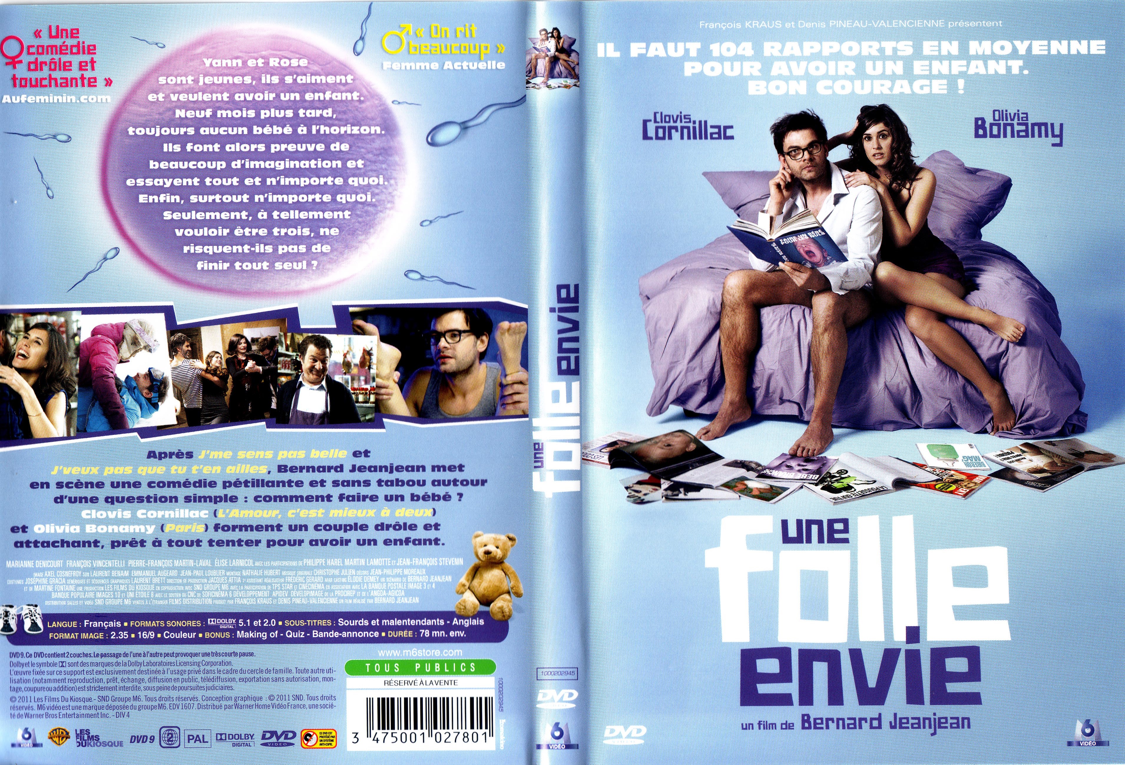 Jaquette DVD Une folle envie