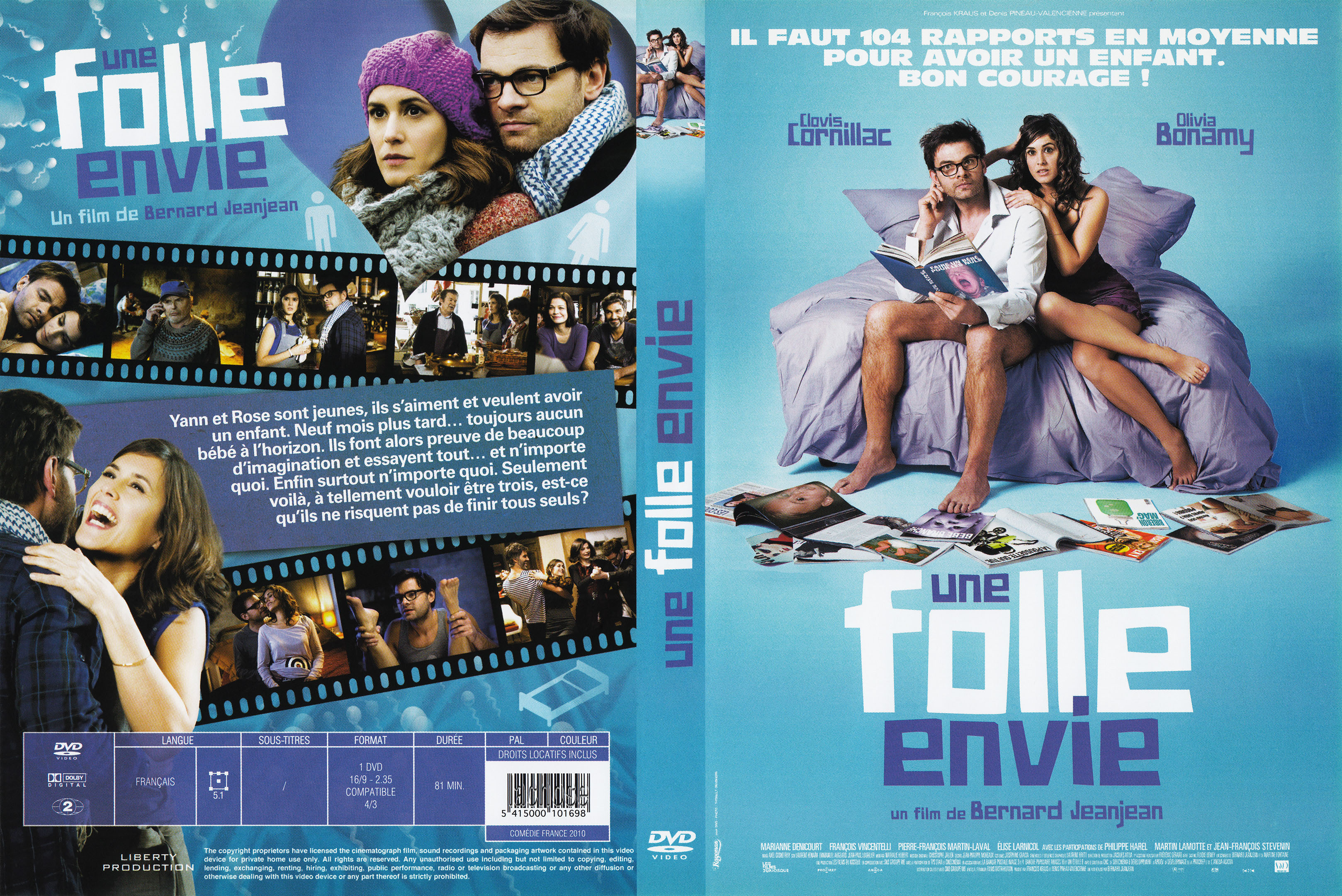 Jaquette DVD Une folle envie v2