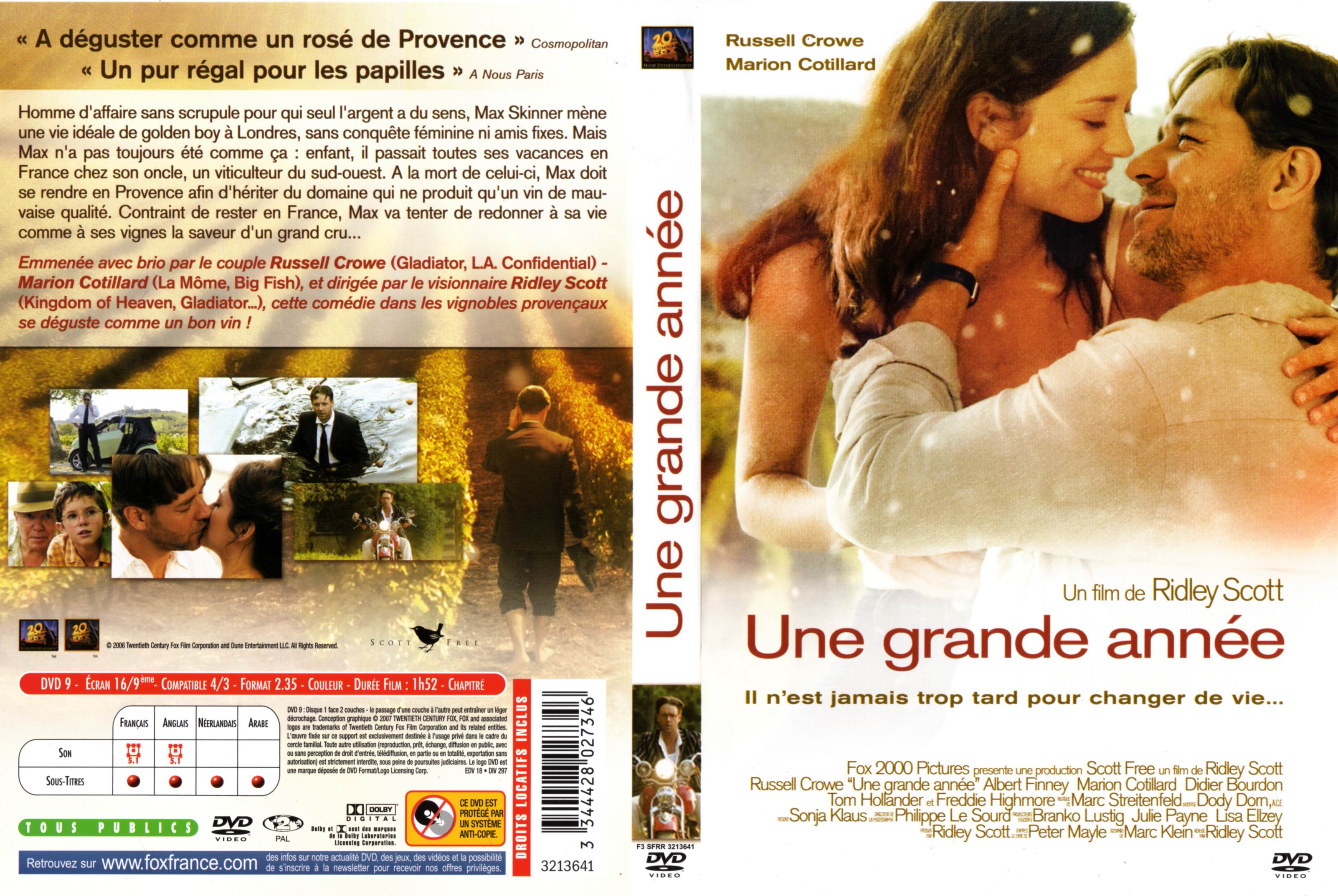 Jaquette DVD Une grande anne