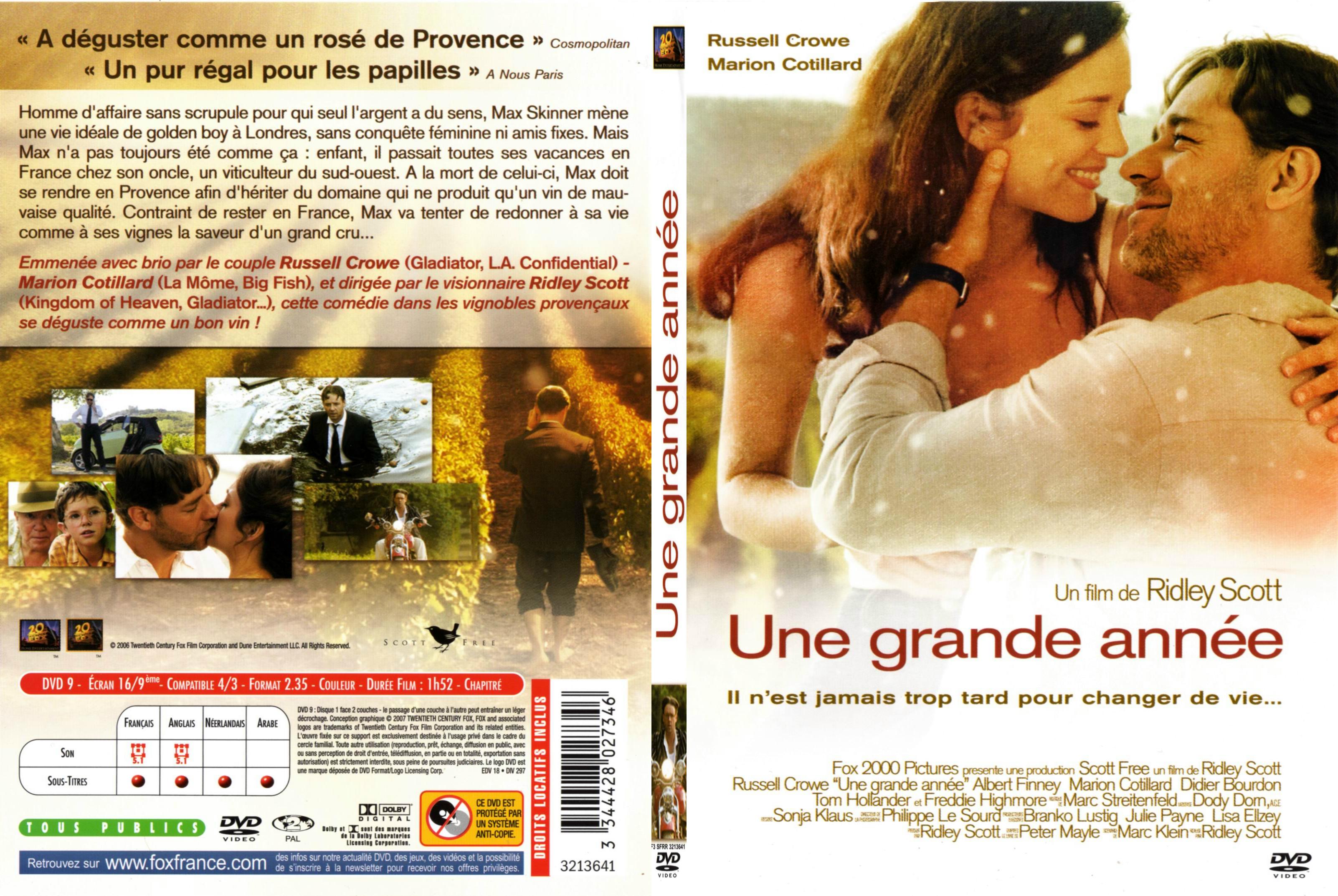 Jaquette DVD Une grande anne - SLIM