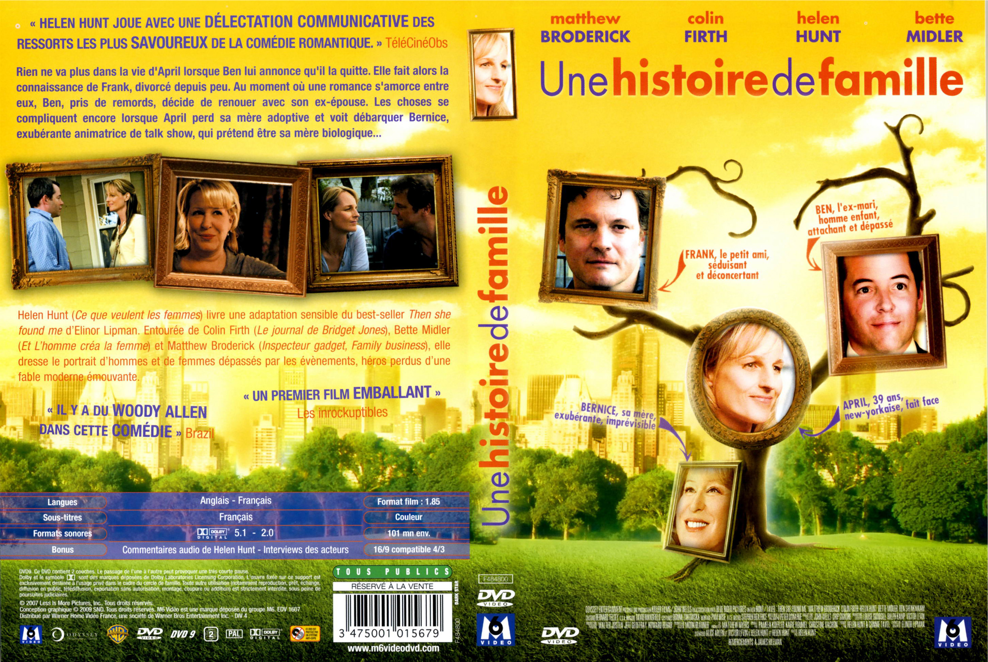 Jaquette DVD Une histoire de famille
