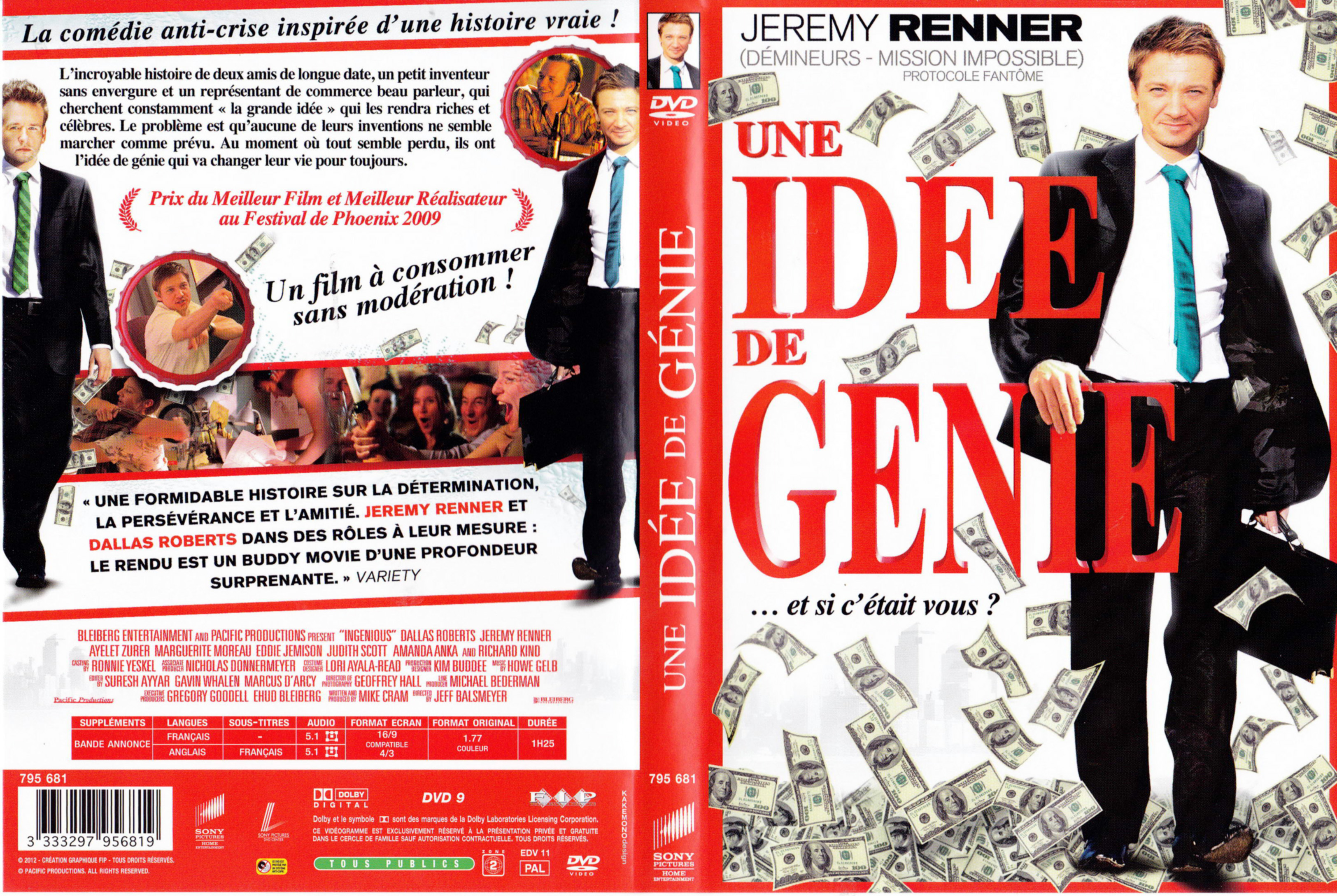Jaquette DVD de Une idée de génie - Cinéma Passion