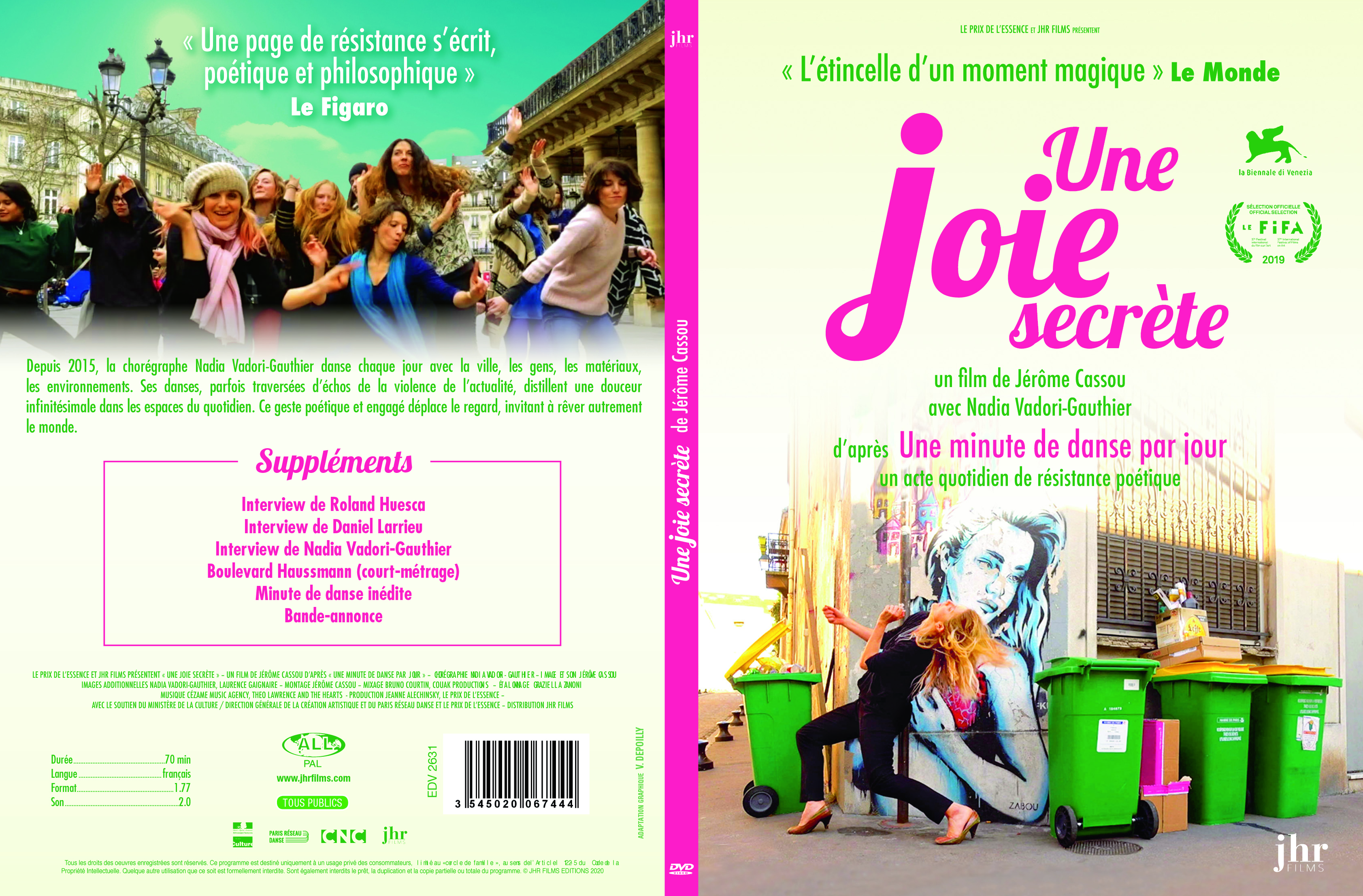 Jaquette DVD Une joie secrete