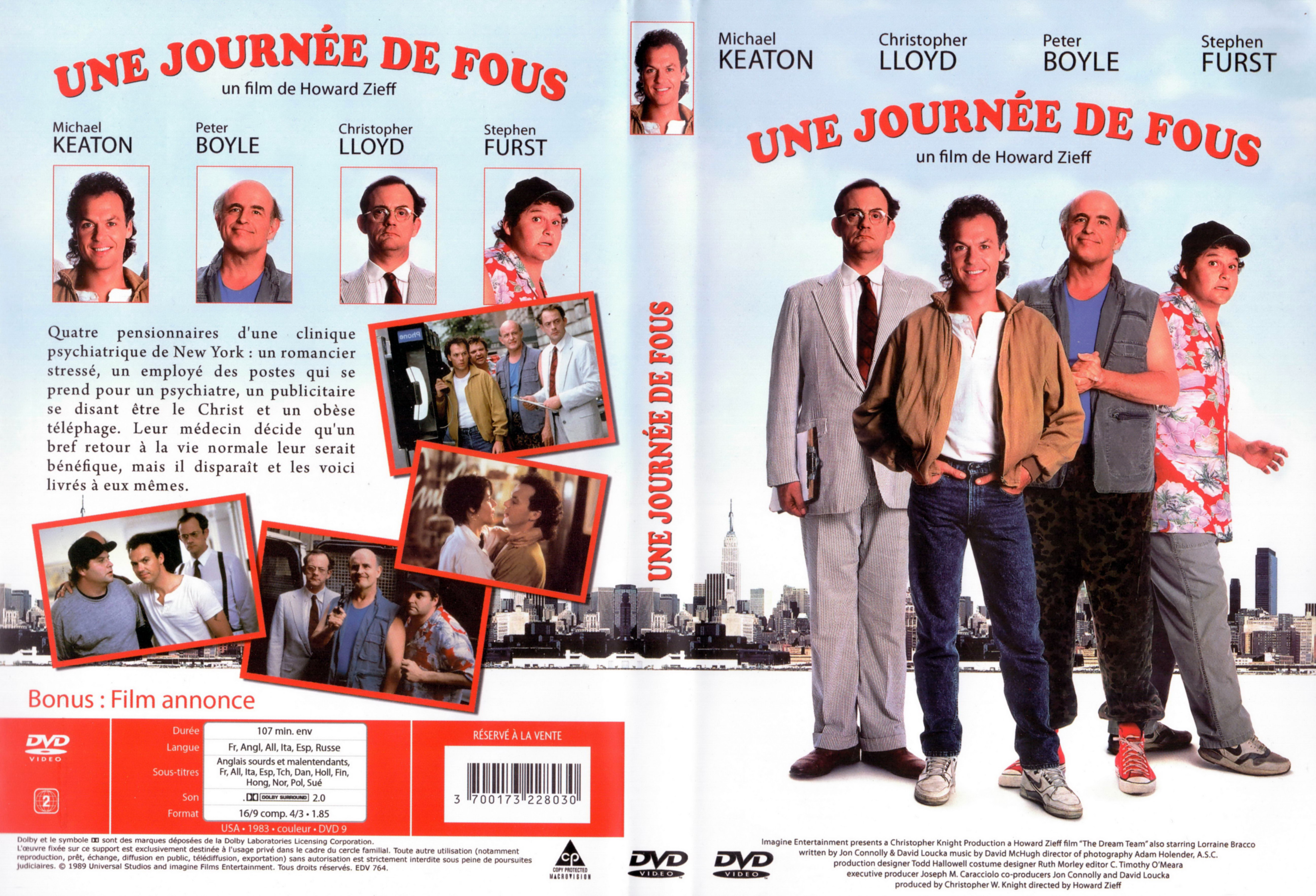 Jaquette DVD Une journe de fous