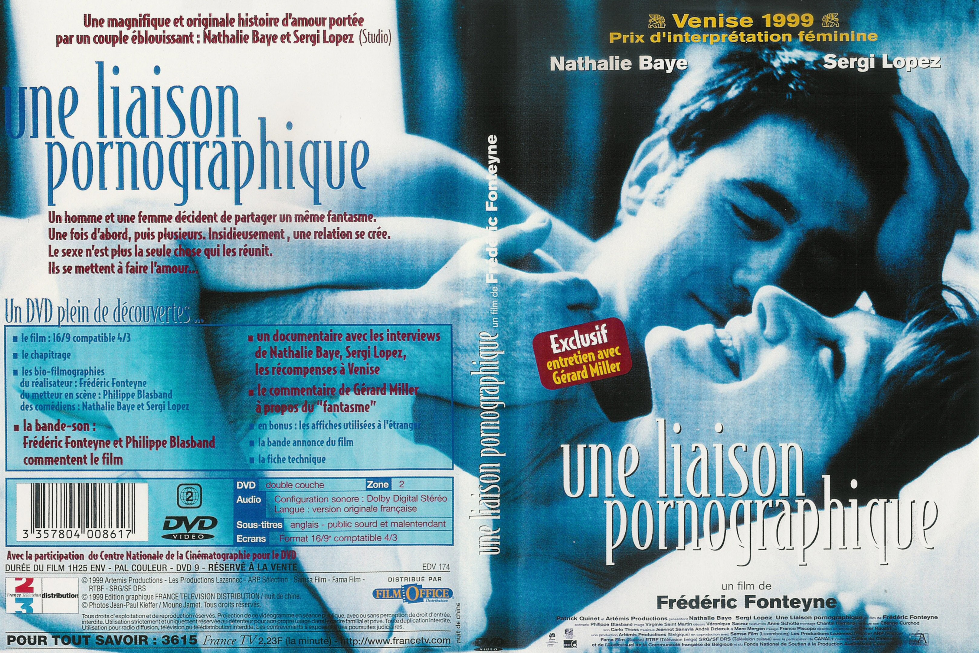 Jaquette DVD Une liaison pornographique