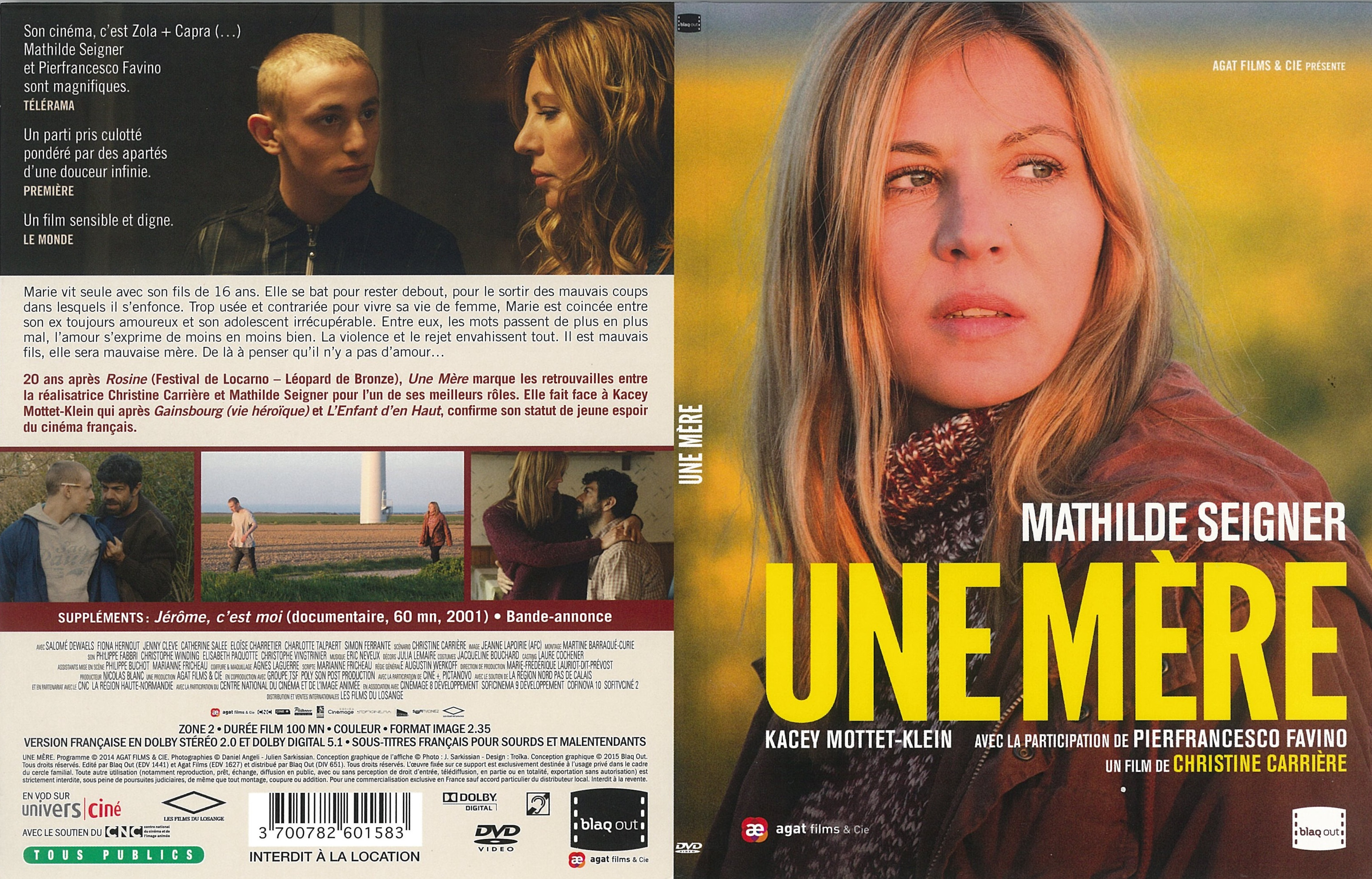 Jaquette DVD Une mre