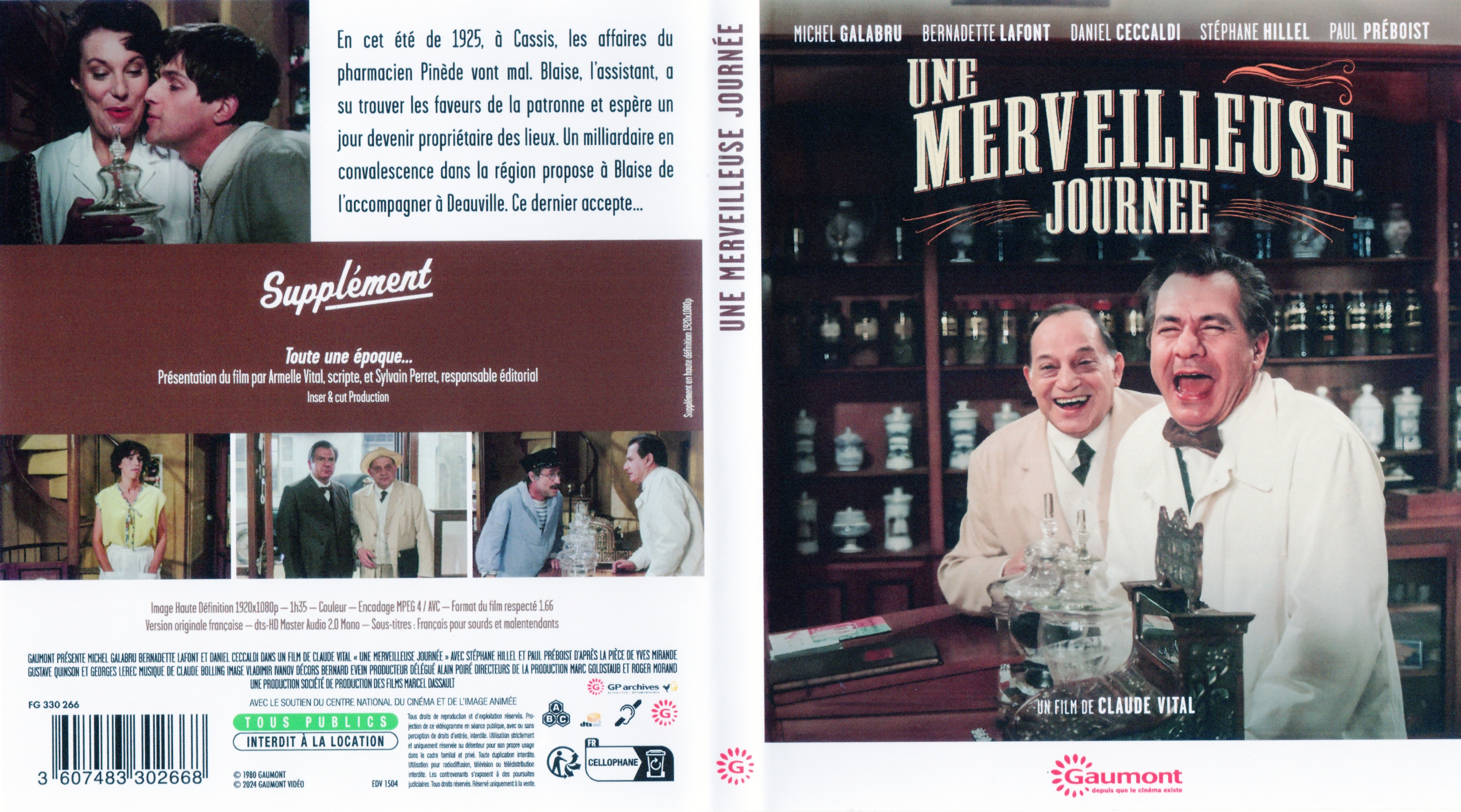 Jaquette DVD Une merveilleuse journe (BLU-RAY)