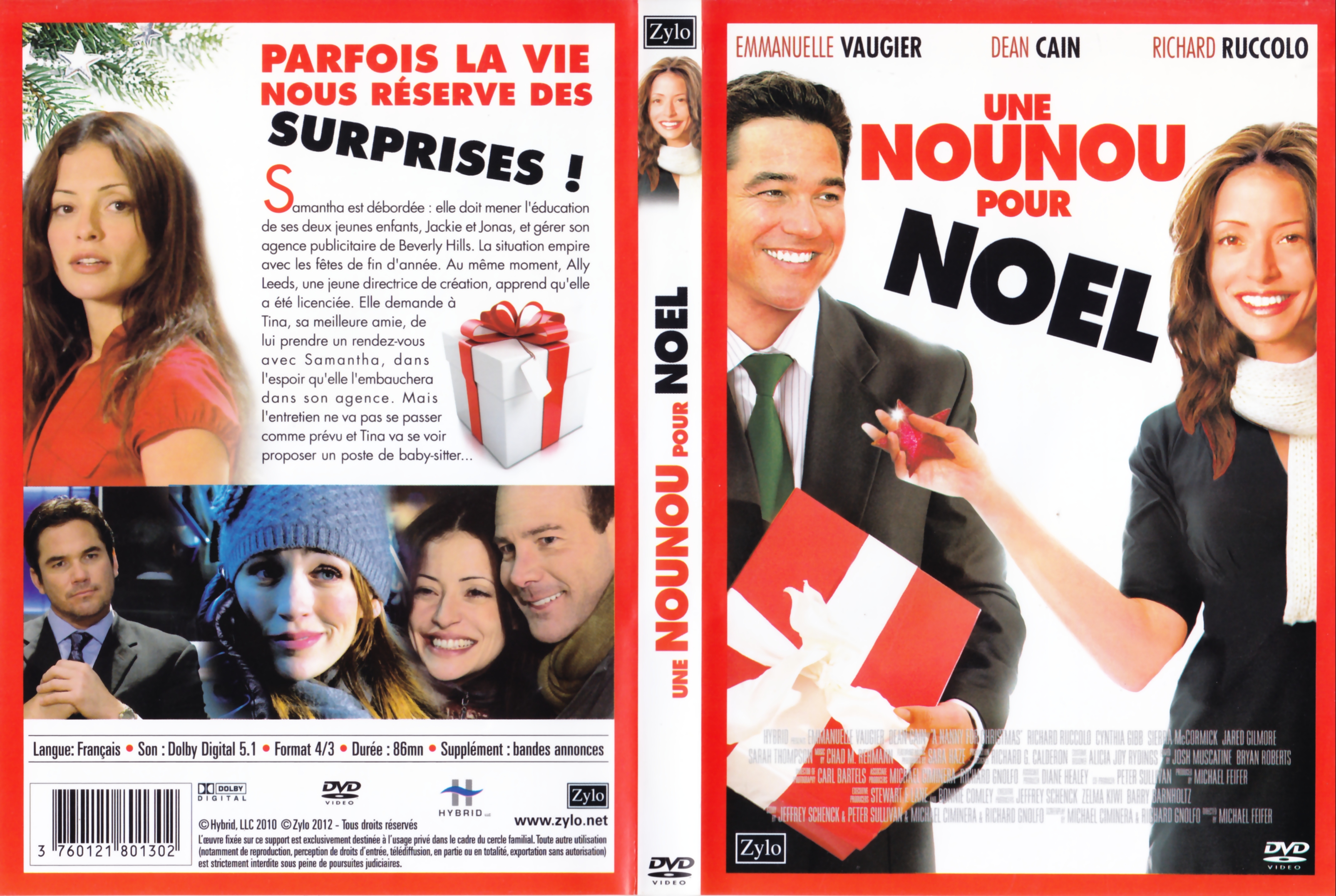 Jaquette DVD Une nounou pour nol