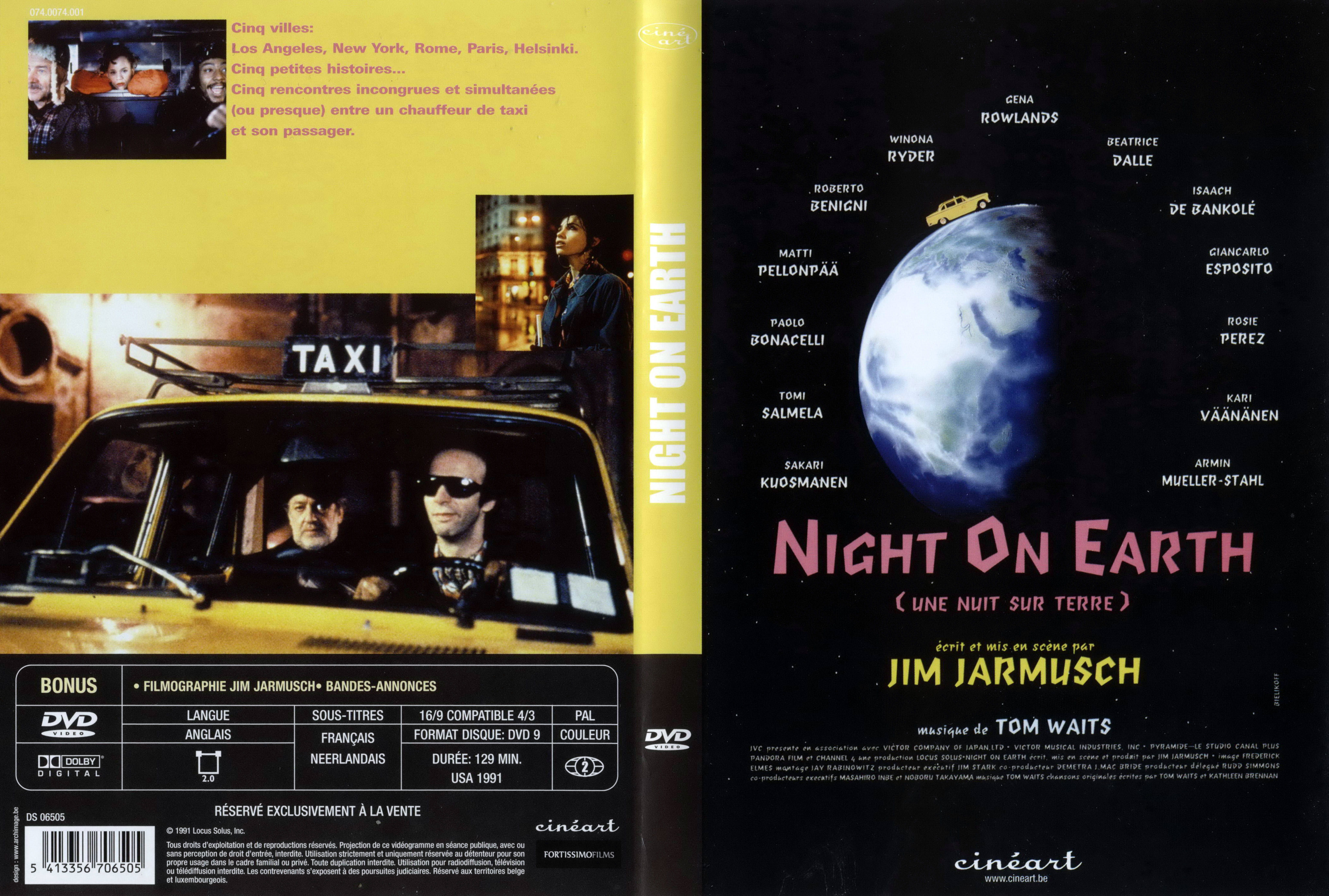 Jaquette DVD Une nuit sur terre