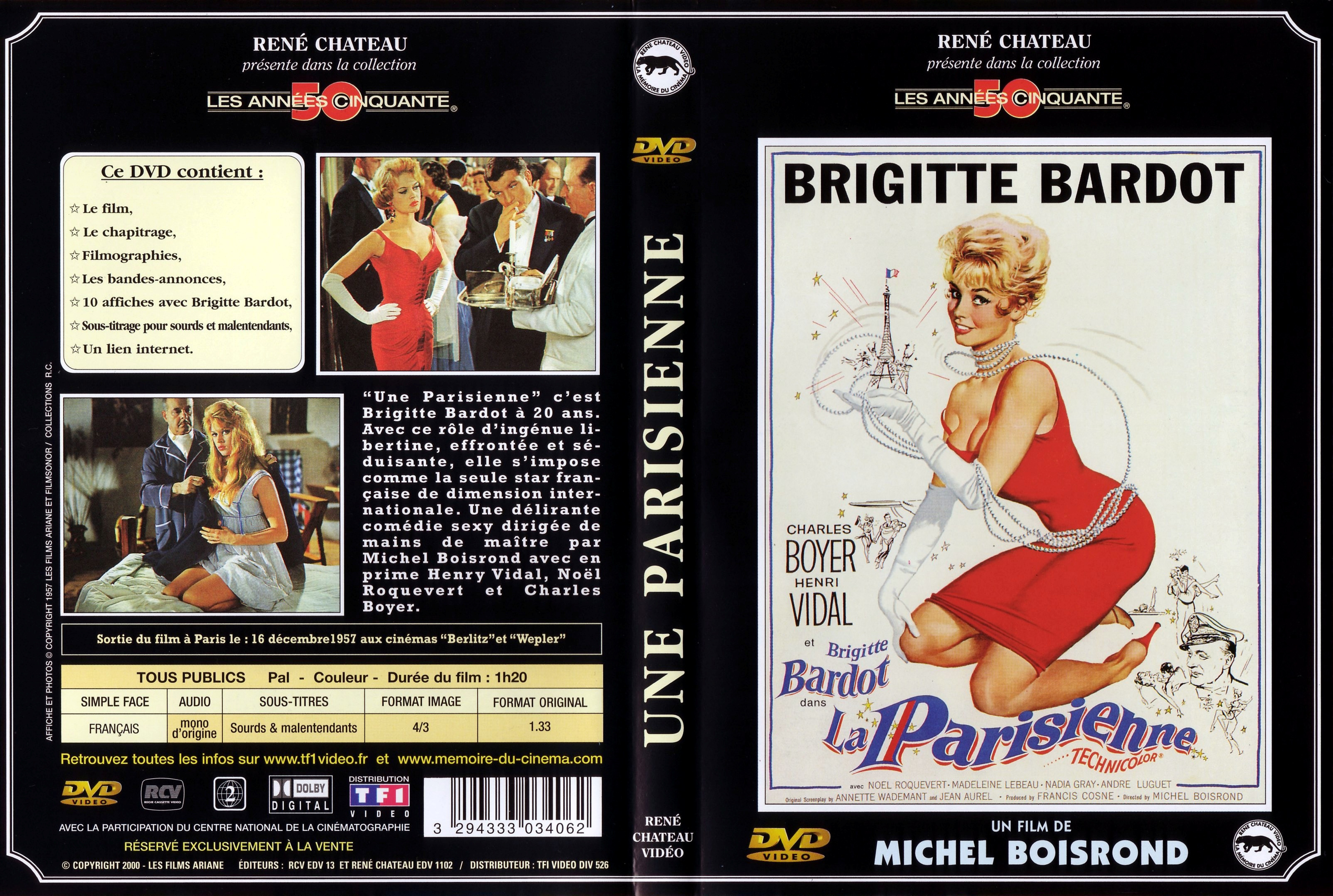 Jaquette DVD Une parisienne