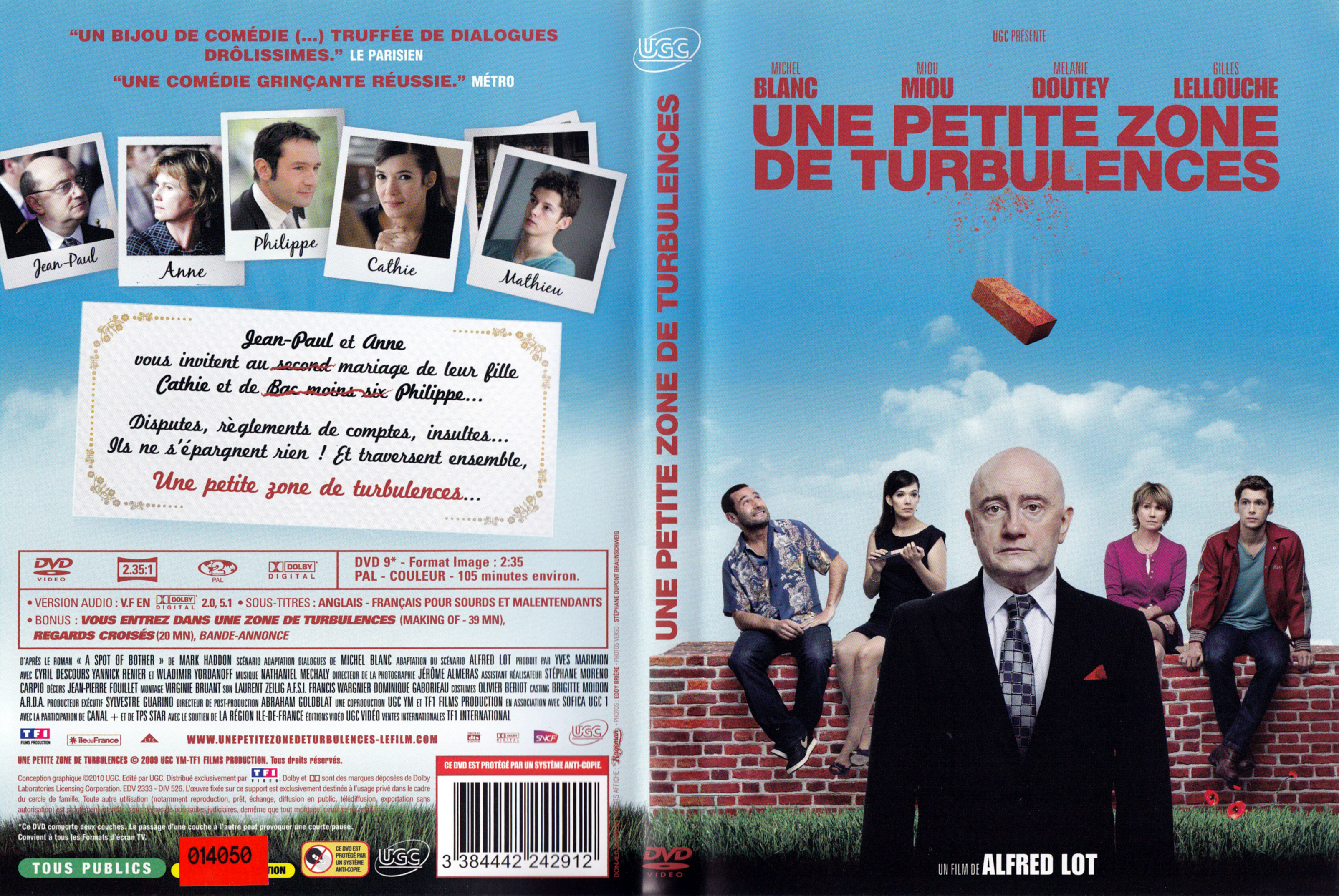 Jaquette DVD Une petite zone de turbulences