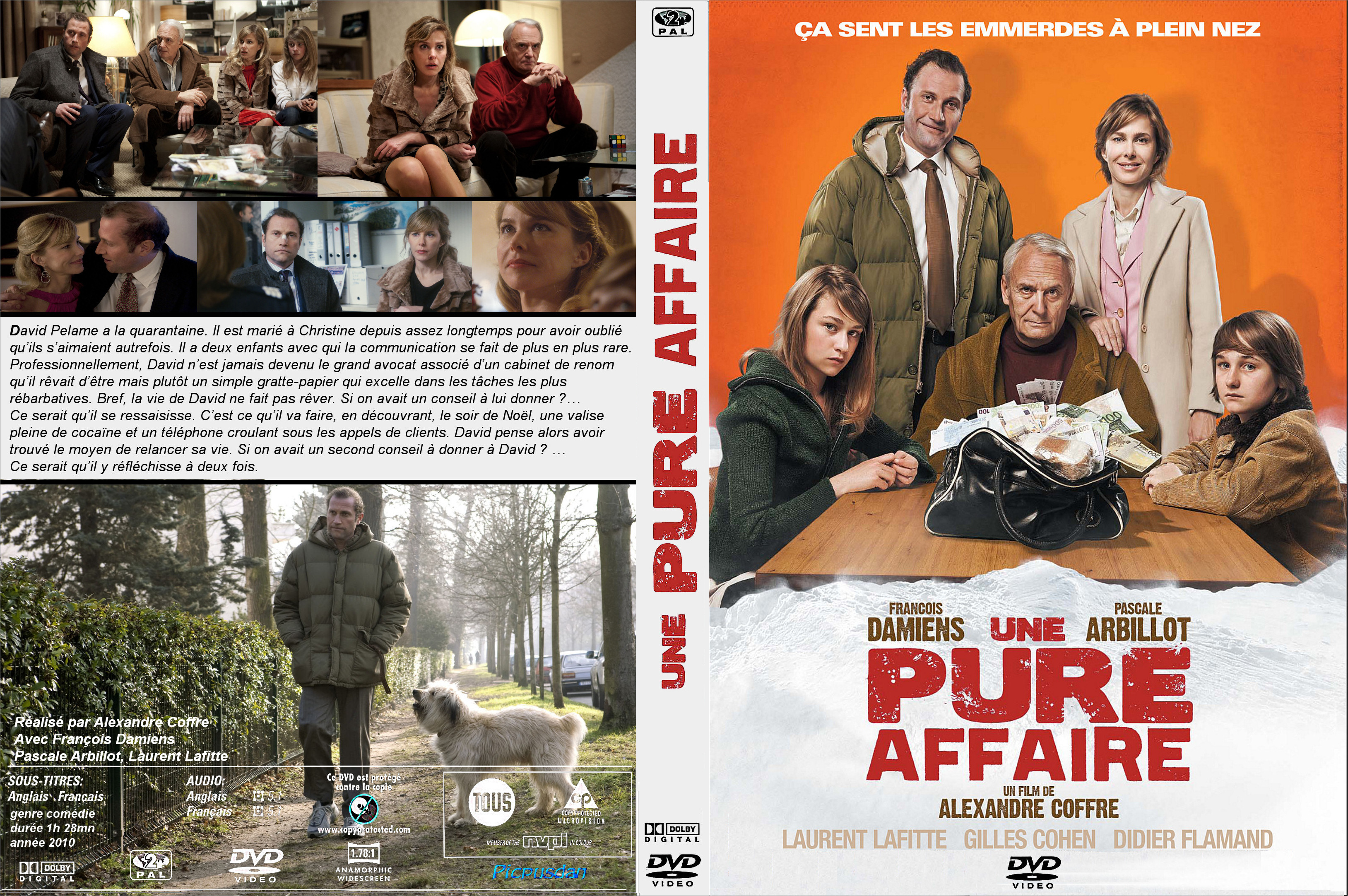 Jaquette DVD Une pure affaire custom